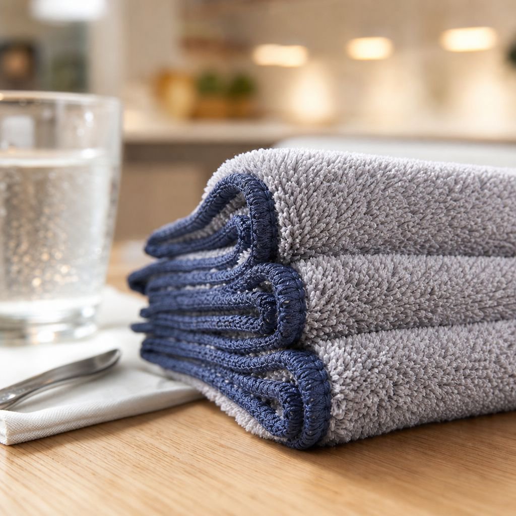 Fast drying bamboo charcoal kitchen towel hanging