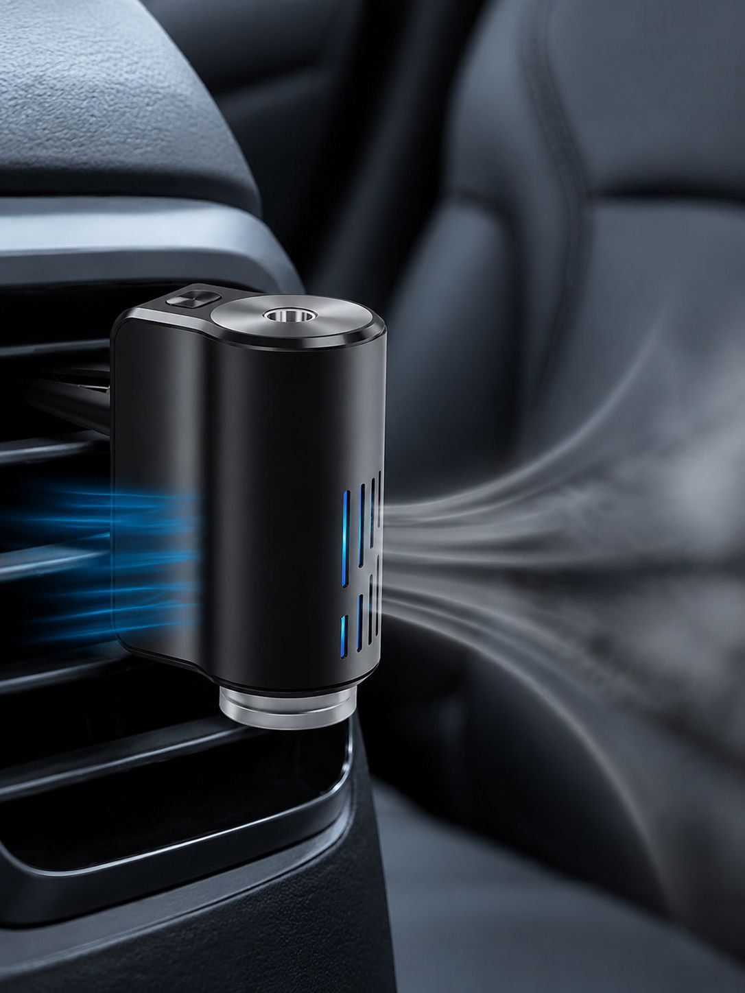 Máquina de aromaterapia para automóvil con salida de aire inteligente, difusor automático de aleació