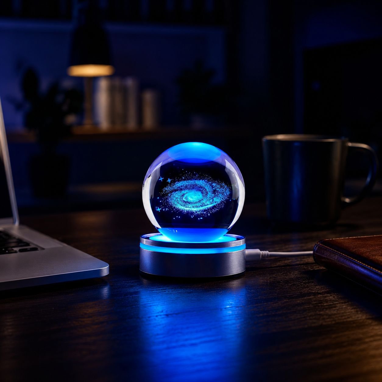 Creative Starry Sky Crystal Ball Projector Office Gift