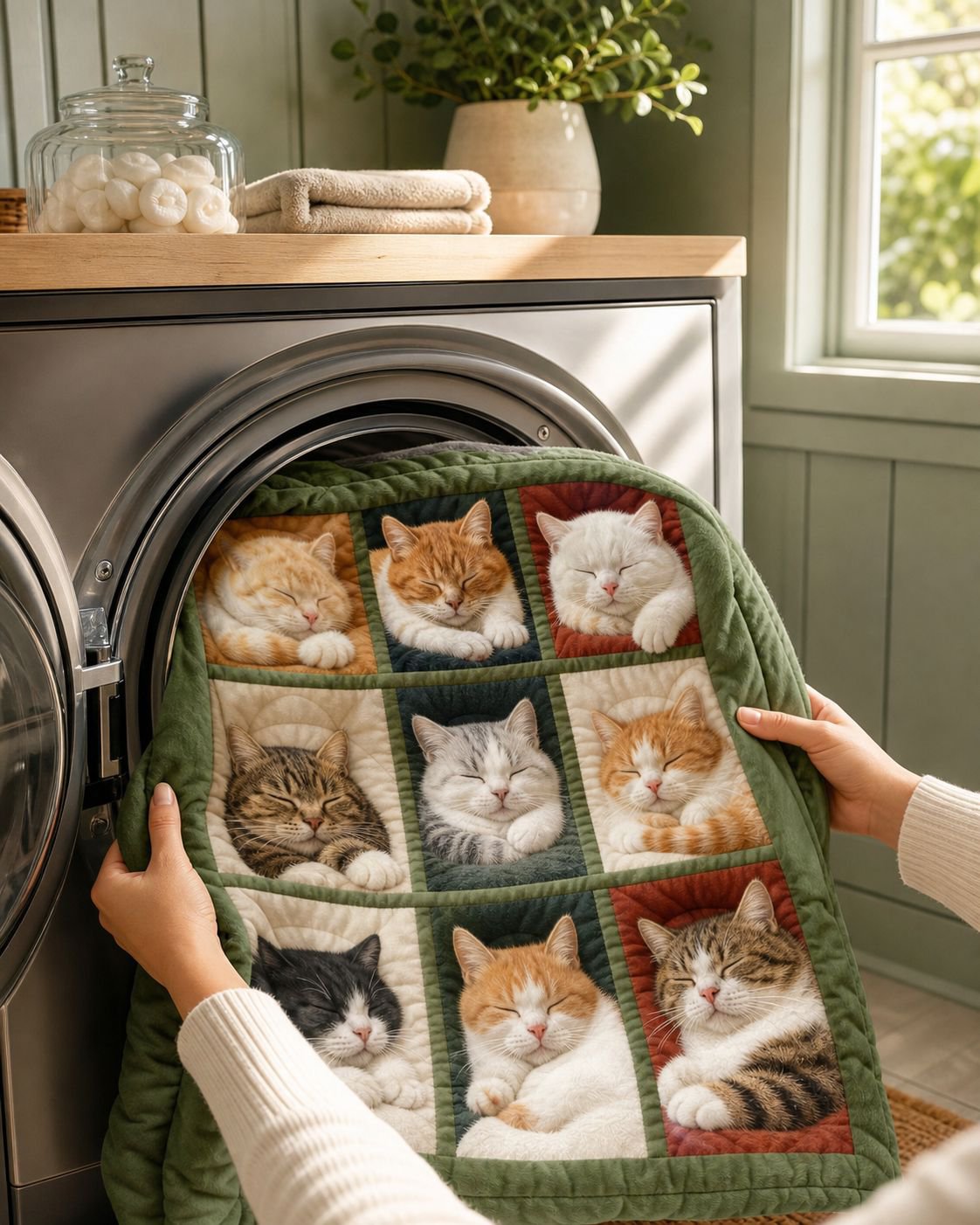 Cute plush cover cat blanket for home decor