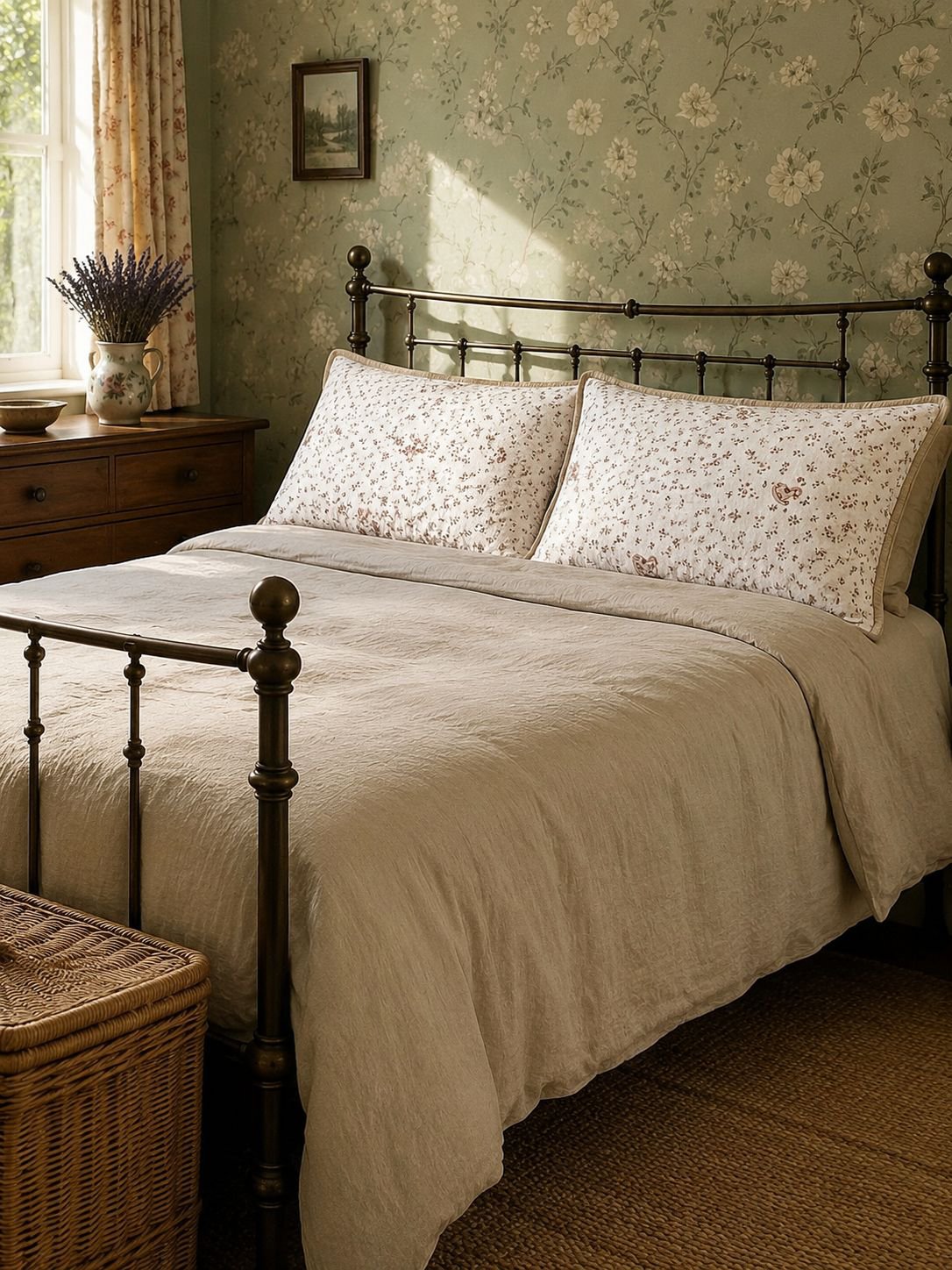 Category A cotton pillowcases in light pastel colors