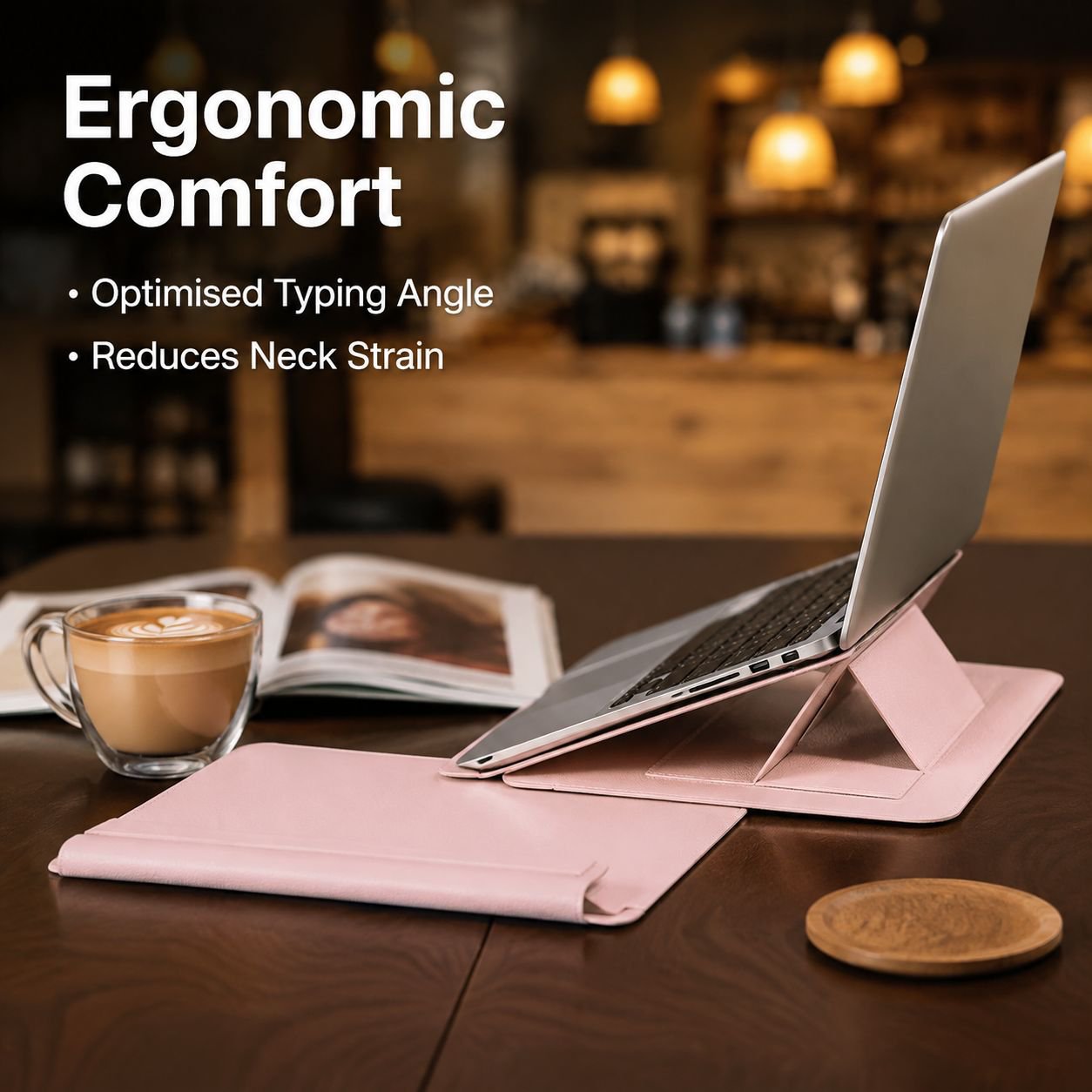 Multifunctional Laptop Protective Case Stand
