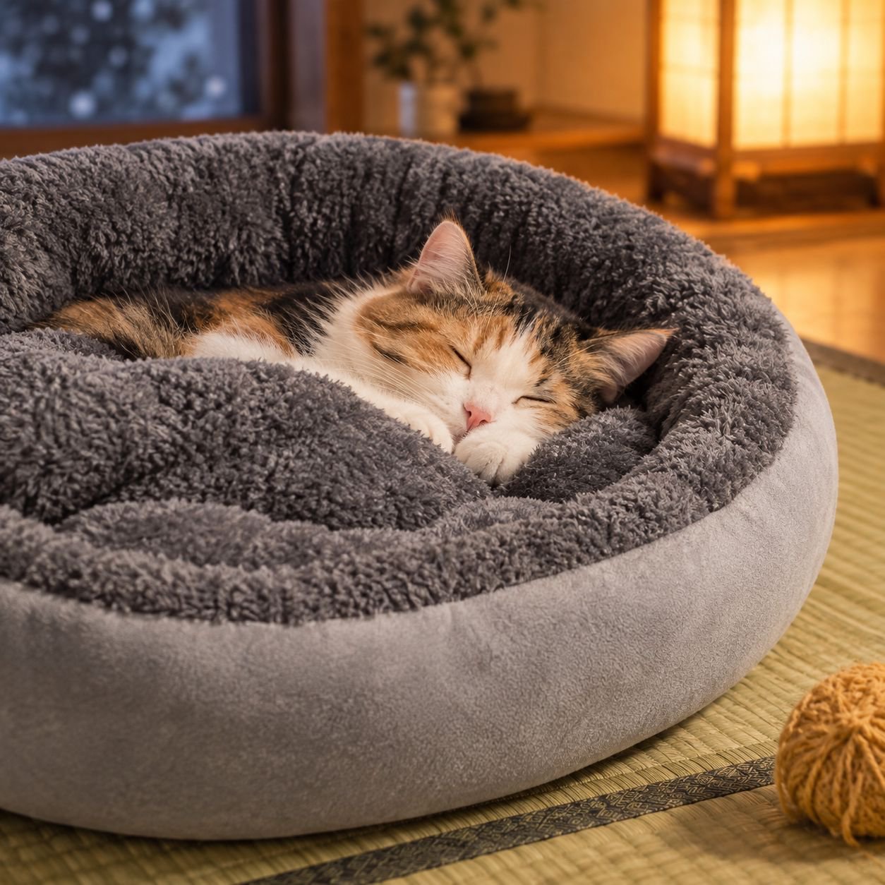 取り外し洗濯可能な冬用猫ハウス、四季通用