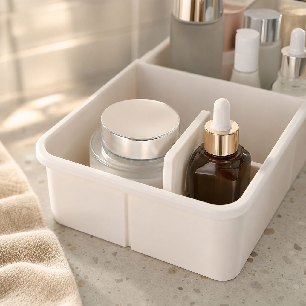 Caja organizadora multiusos con separadores ajustables