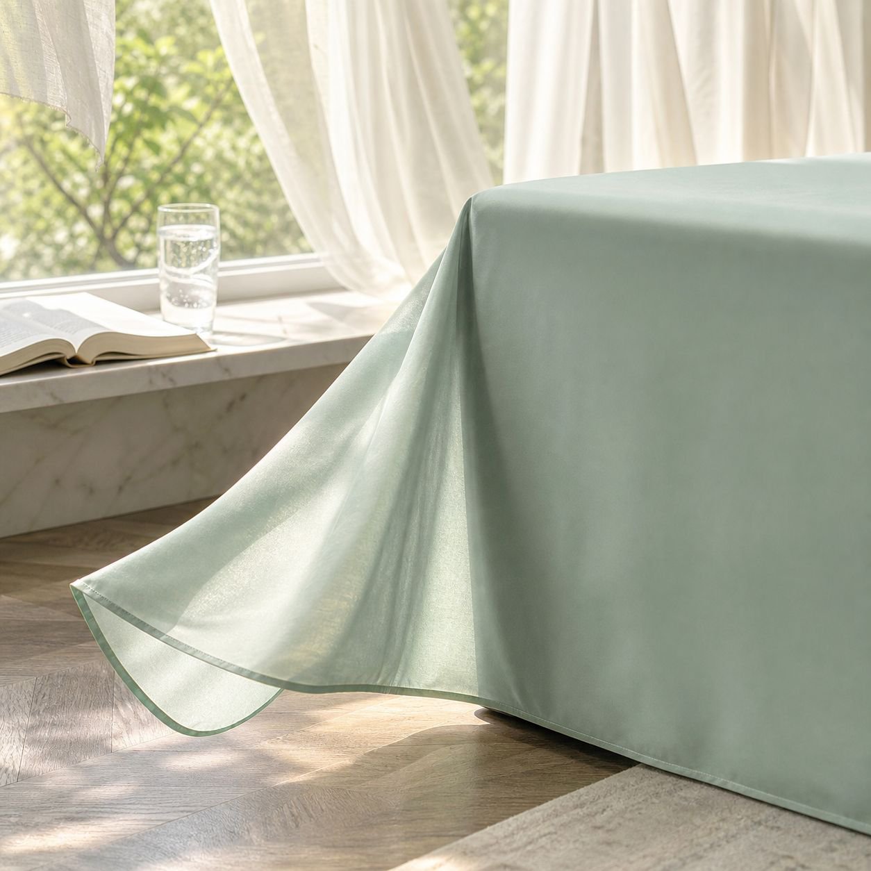 Ice Silk Bedding Set, Snug and Comfortable, Reactive Printing, Easy Care