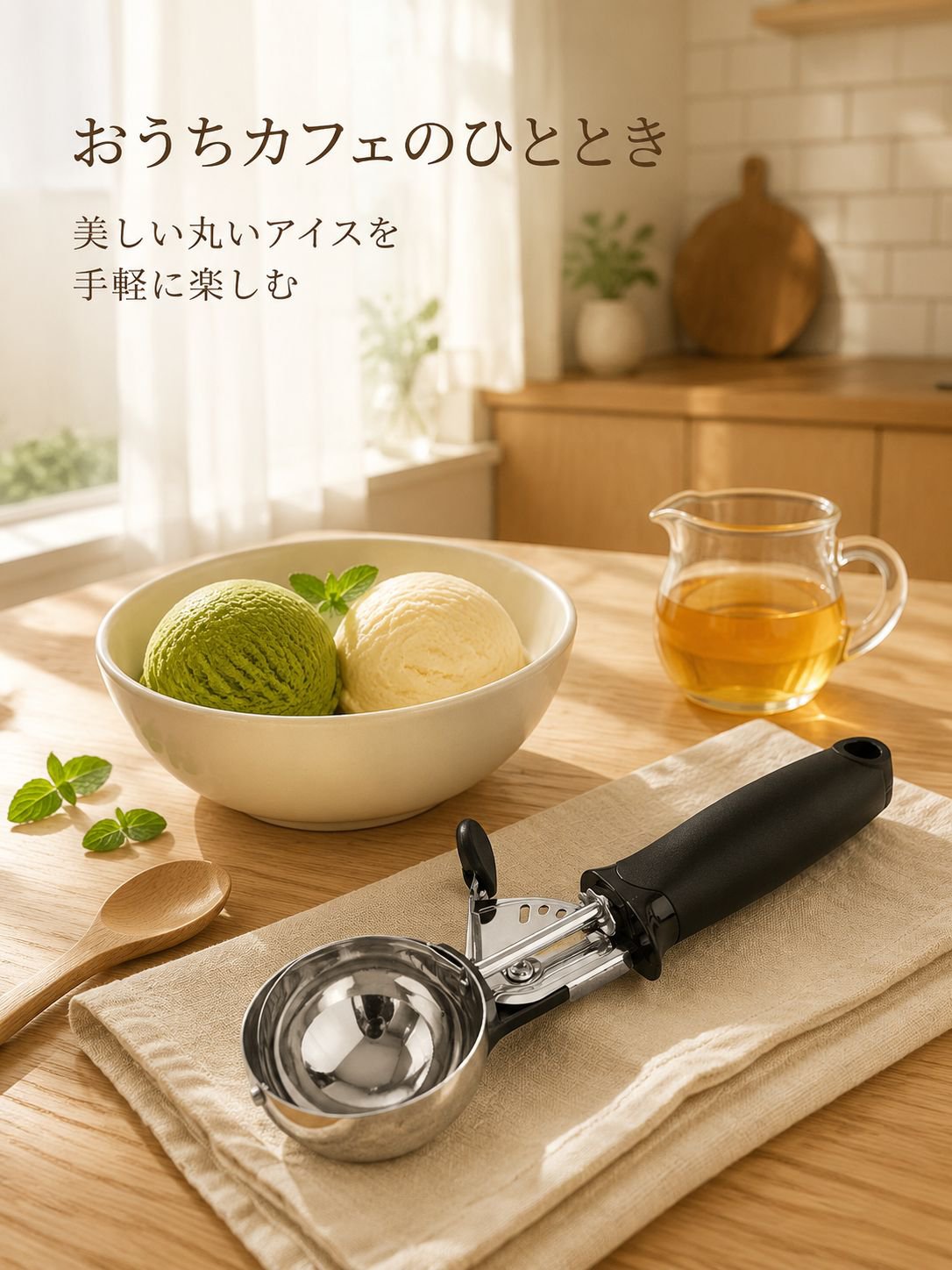 ステンレス商用アイスクリームスプーンショベルアイスクリームアイスクリームスプーン