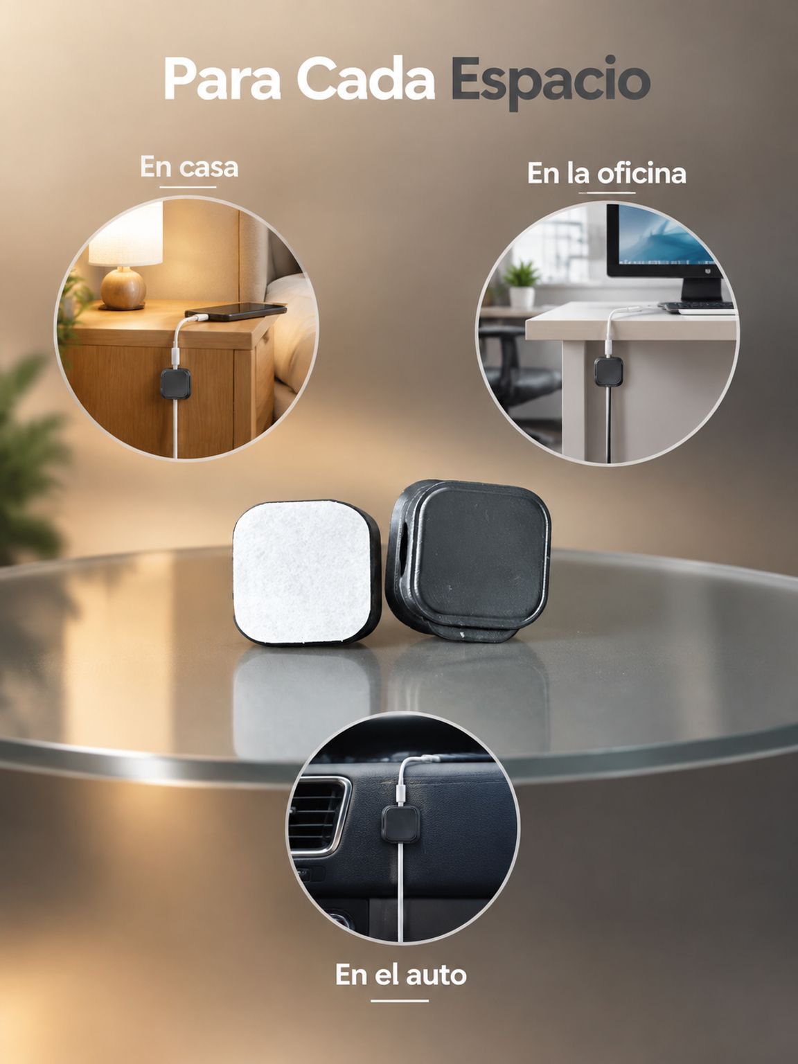 Accesorio de gestión de cables para tecnología moderna