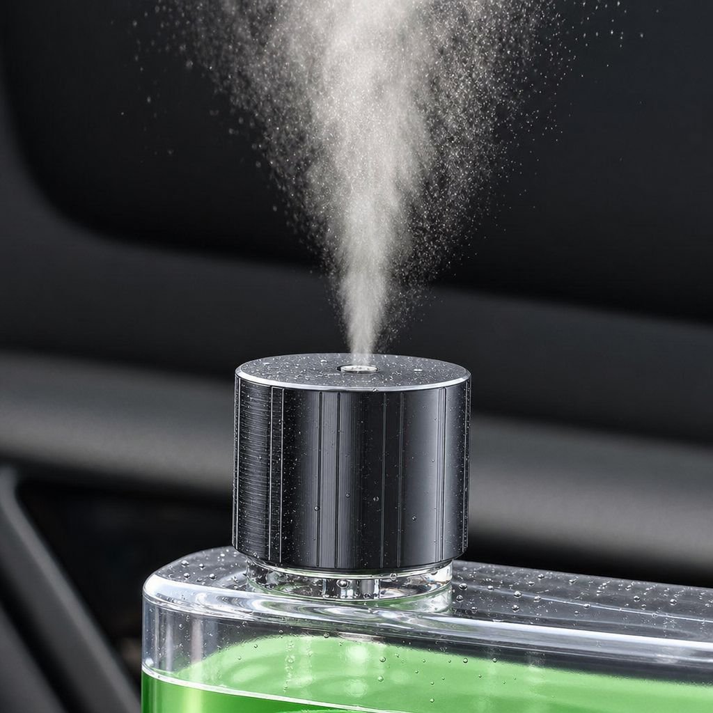 Modern car aromatherapy device with touch controls