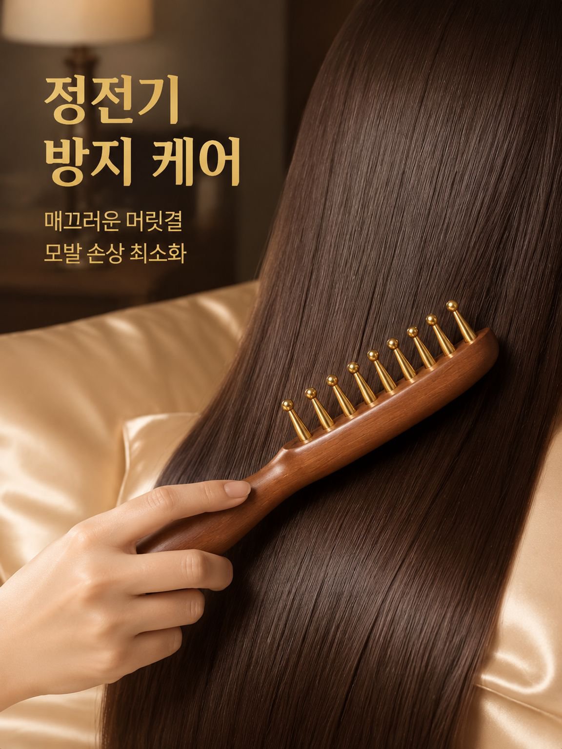 경락 마사지 브러쉬 빗