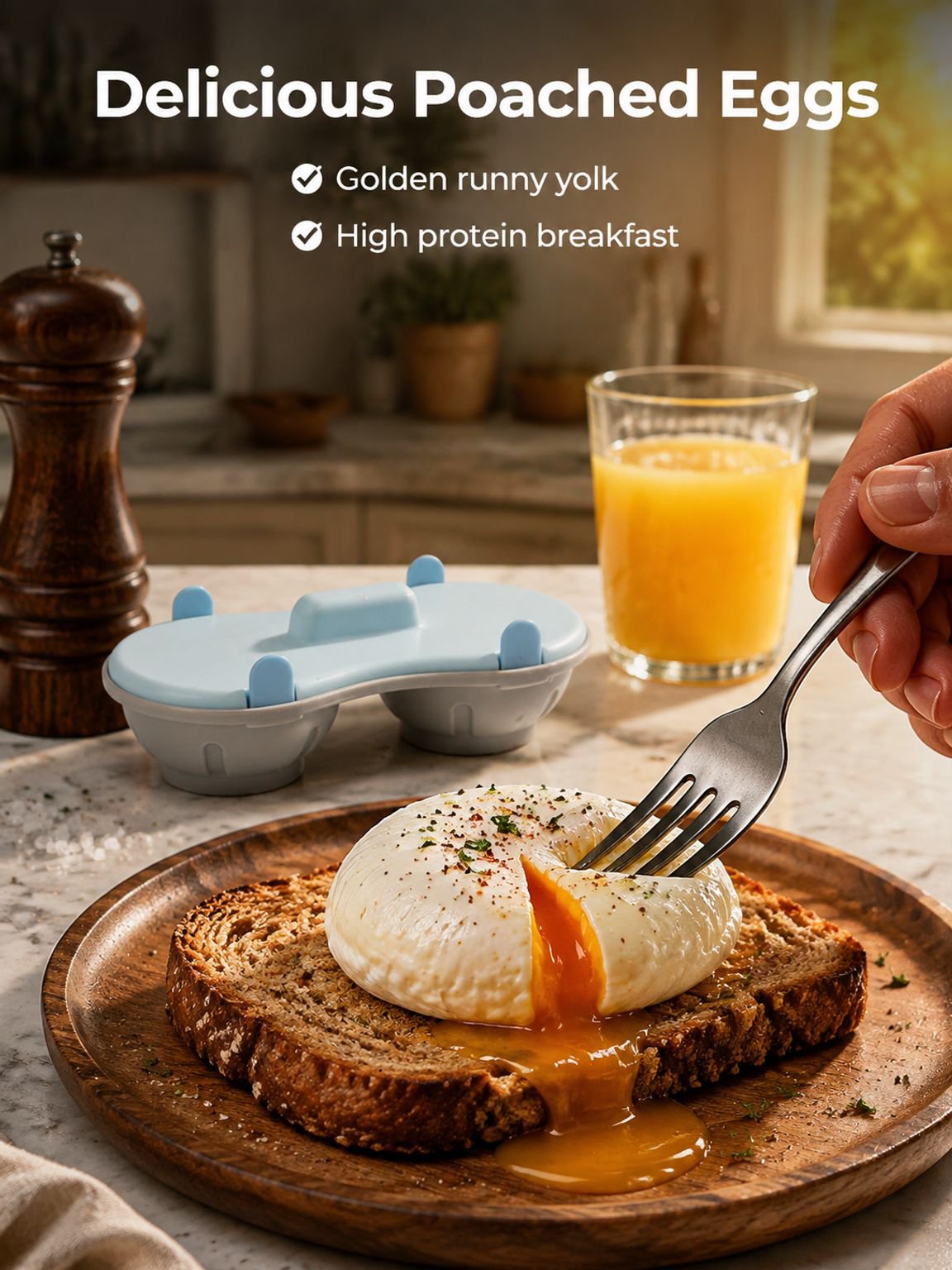 Durable Steamed Egg Box for quick and easy egg preparation
