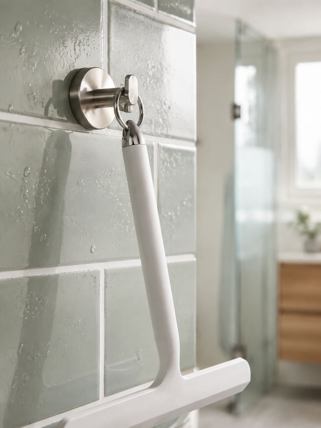 Squeegee multiusos para superficies de cristal