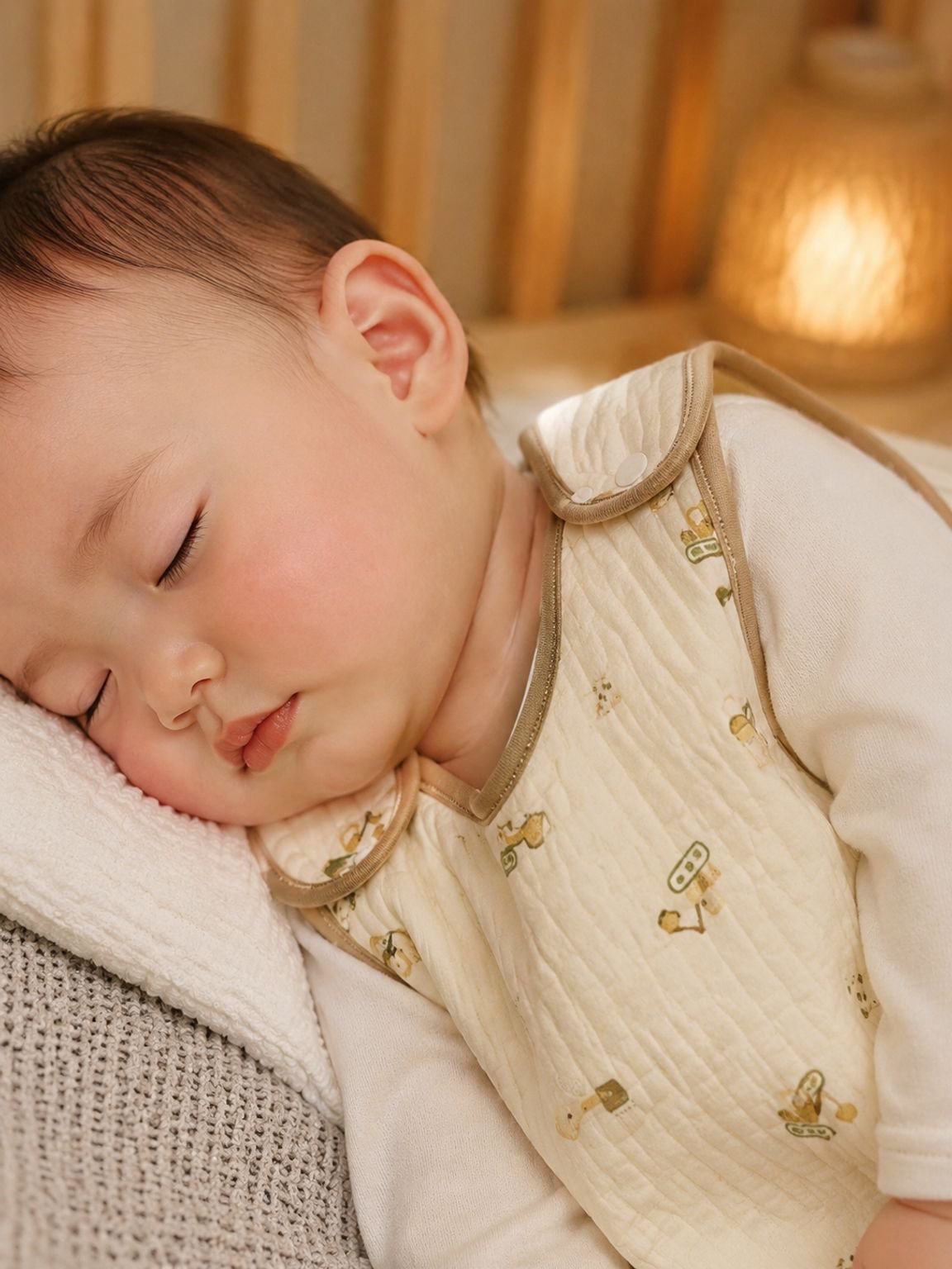 Saco de dormir para bebé tipo chaleco anti-patada para todas las estaciones