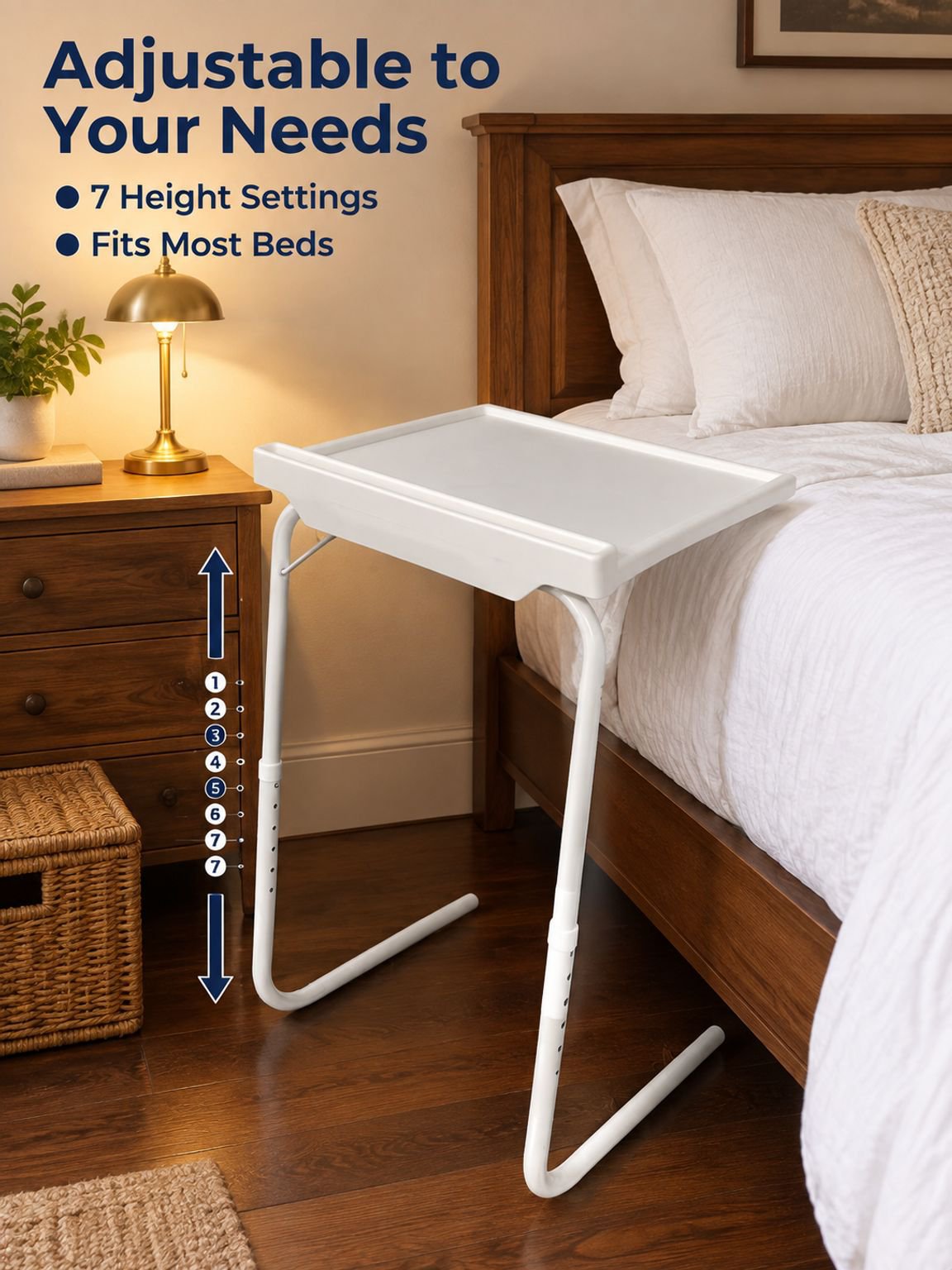 Home Lazy Bedside Folding Table