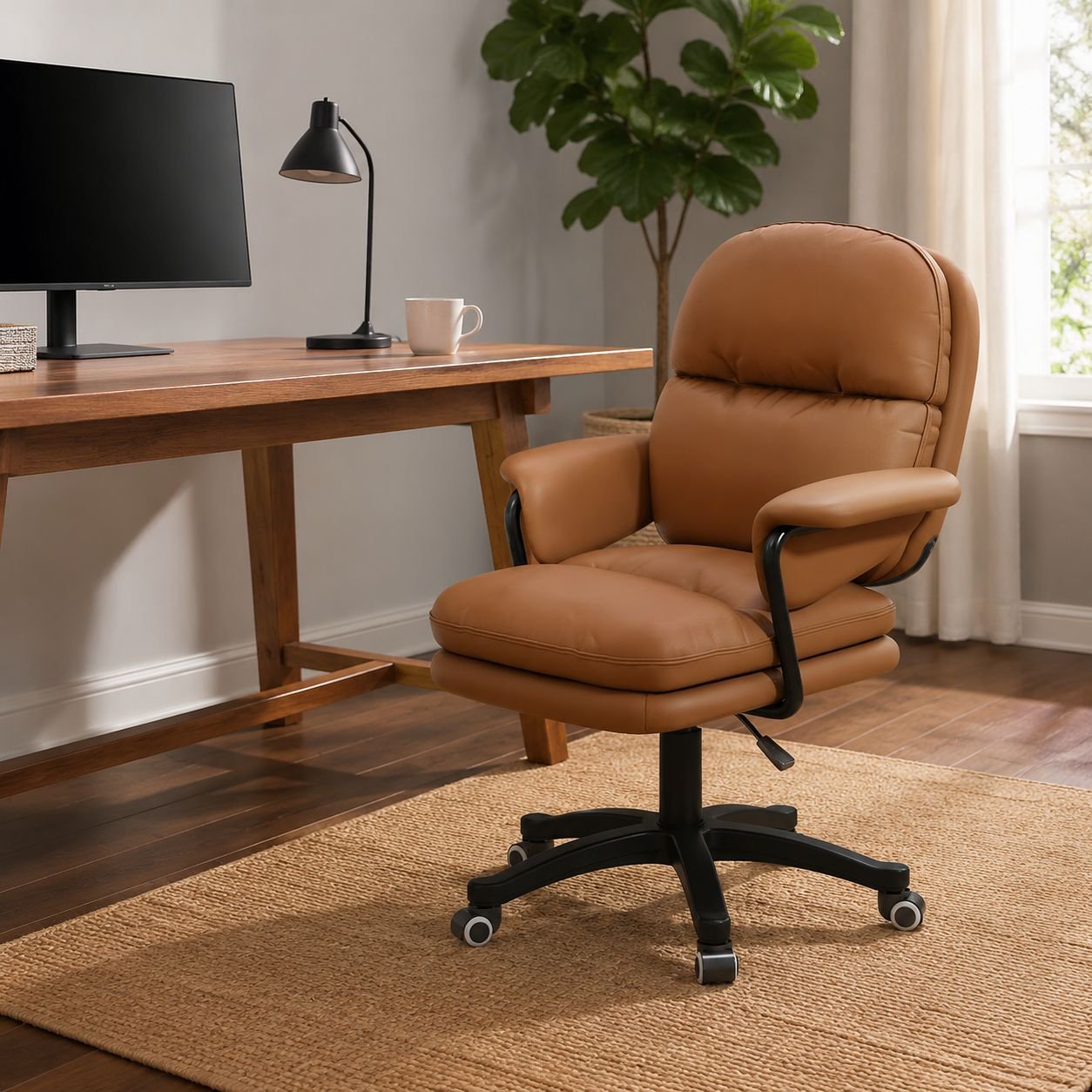 Ergonomischer Computerstuhl, Bürostuhl, Chefstuhl, Heim- und Arbeitszimmerstuhl
