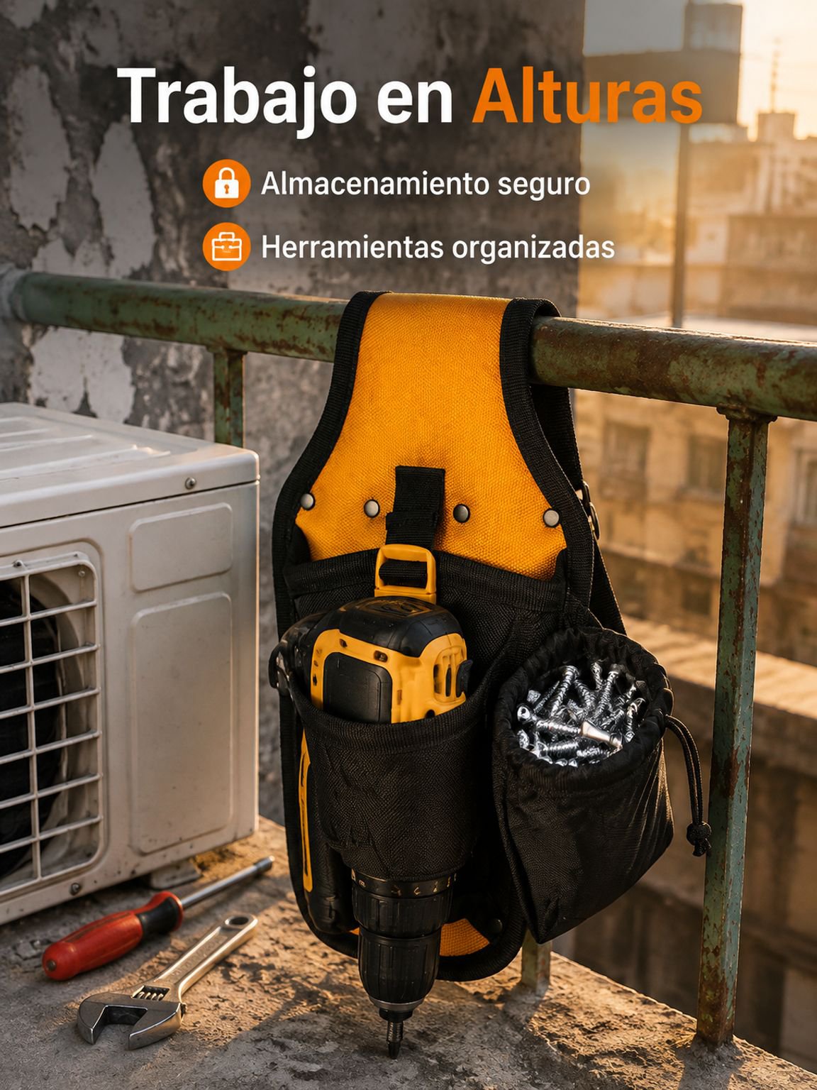 Bolsa de herramientas para electricistas y técnicos