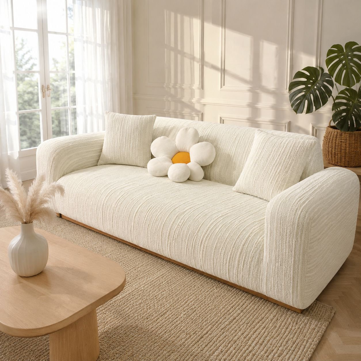 Housse de canapé élastique anti-griffures de chat, intégrale, universelle