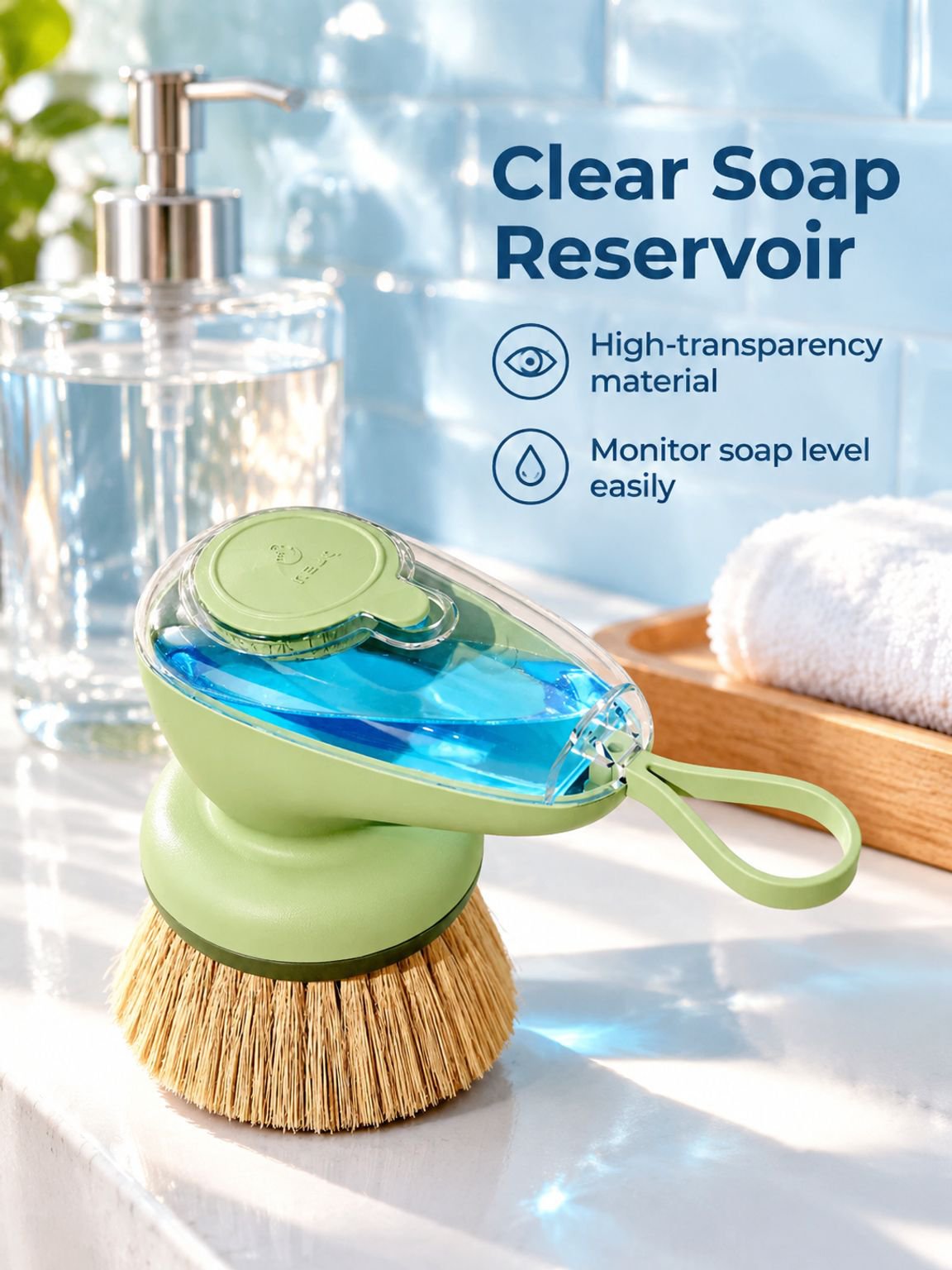 One touch liquid pot brush artifact