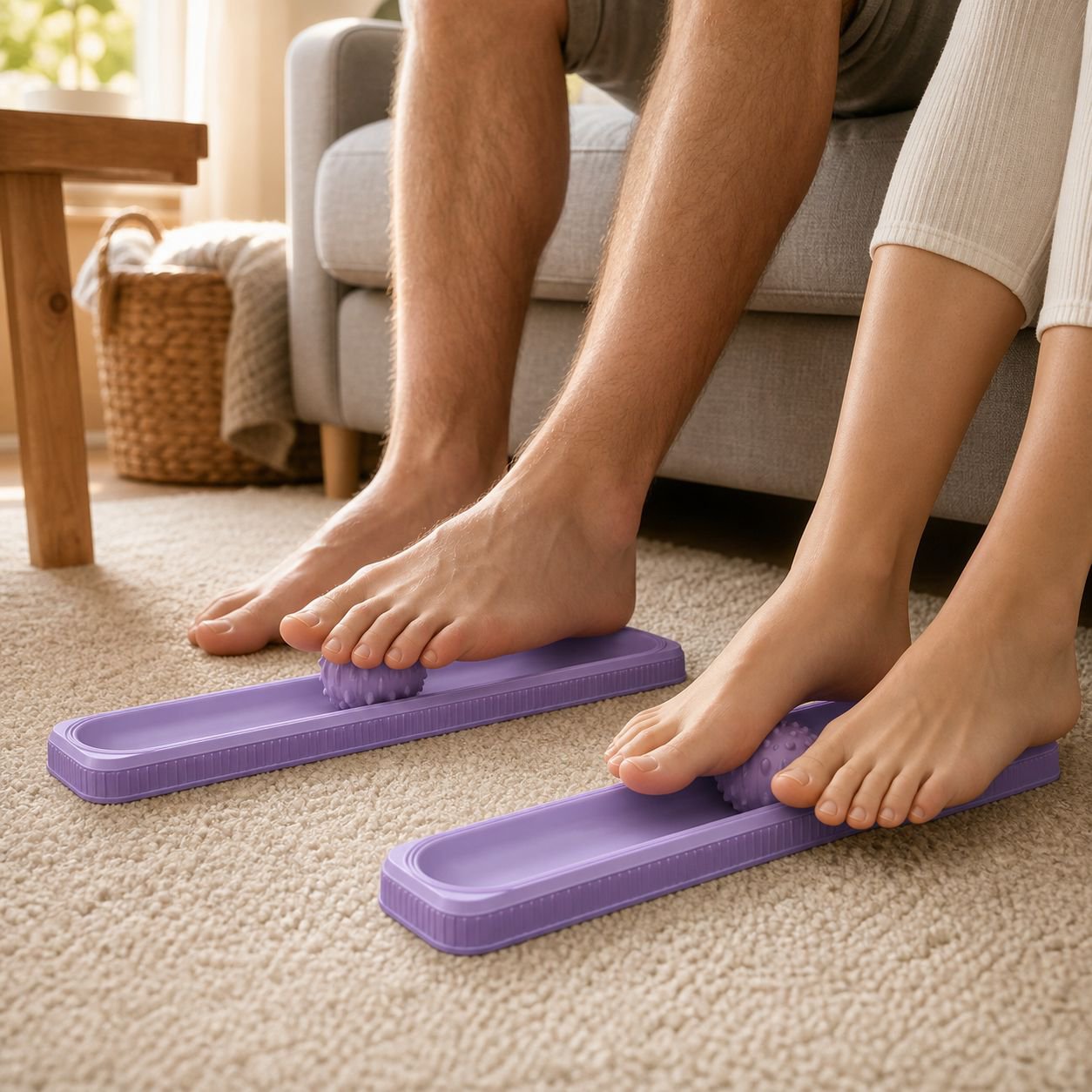 JMY Plantar Meridian Balance Ball used for foot massage