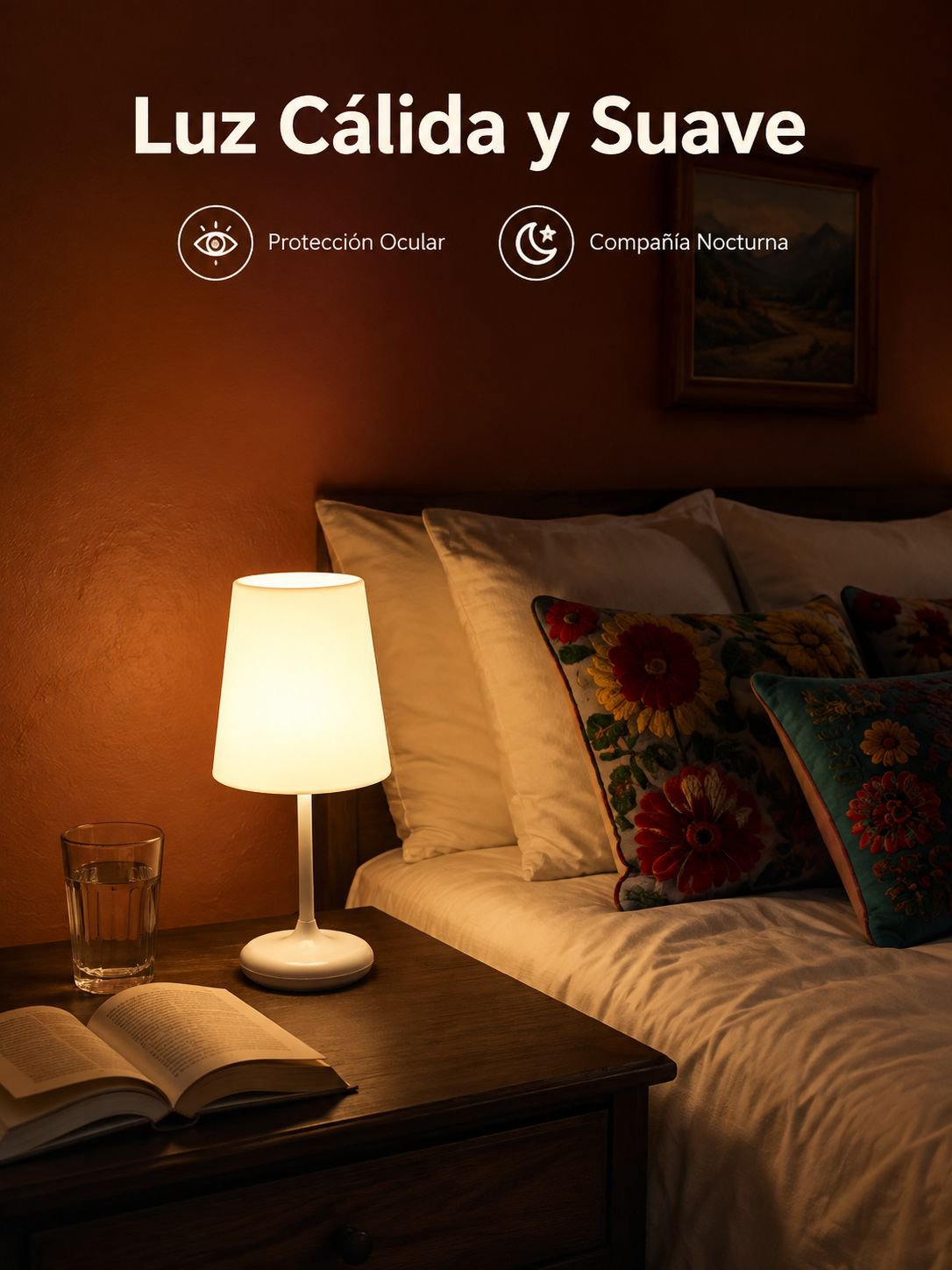 Luz nocturna con sensor táctil