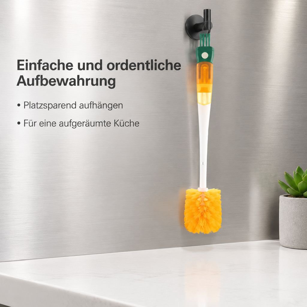 Multifunktionale 5-in-1-Becherbürste