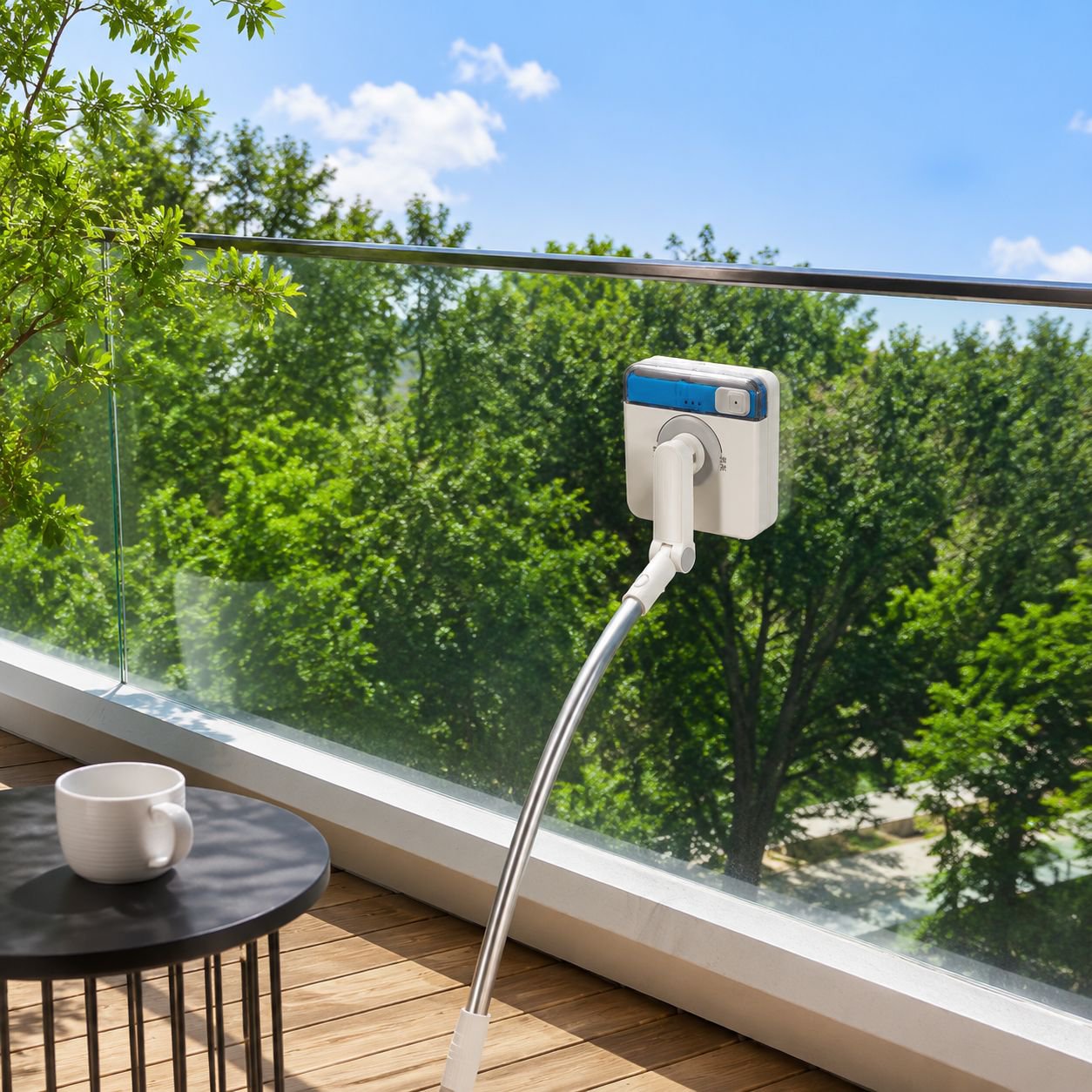 Magnetischer Fensterputzer für Innen- und Außenseiten