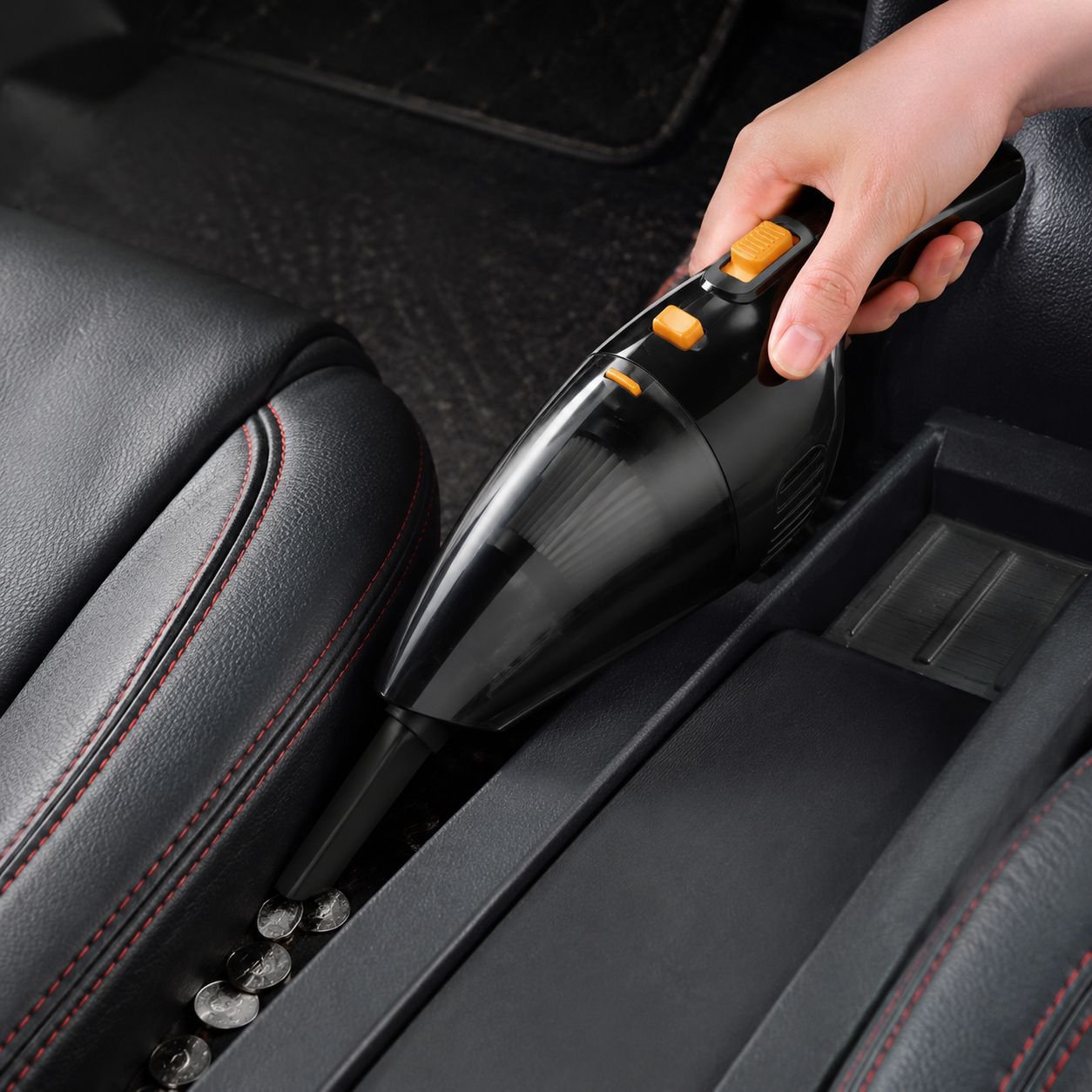 120W高出力コードレス車用掃除機、ポータブル車用掃除機