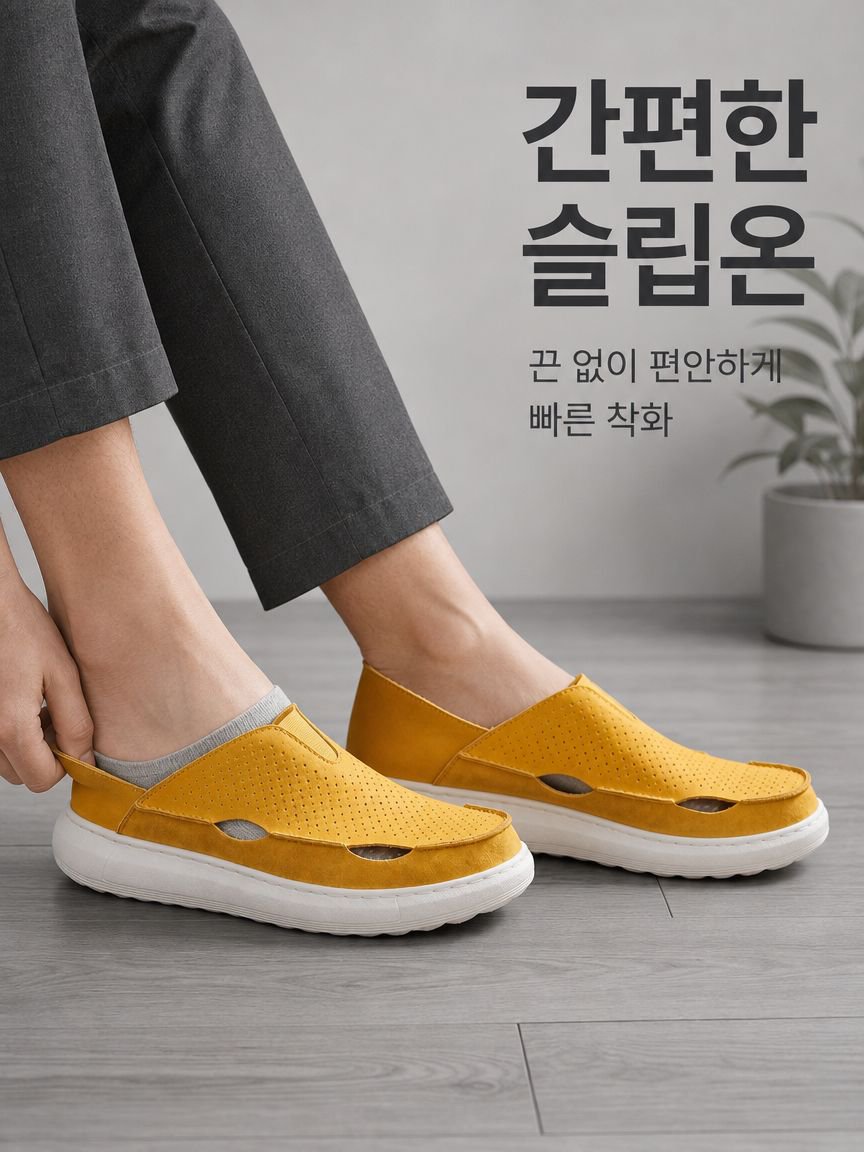 여름용 메쉬 통기성 캐주얼 슈즈