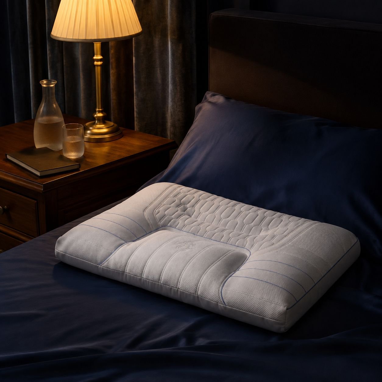 Student dorm pillow with breathable latex material