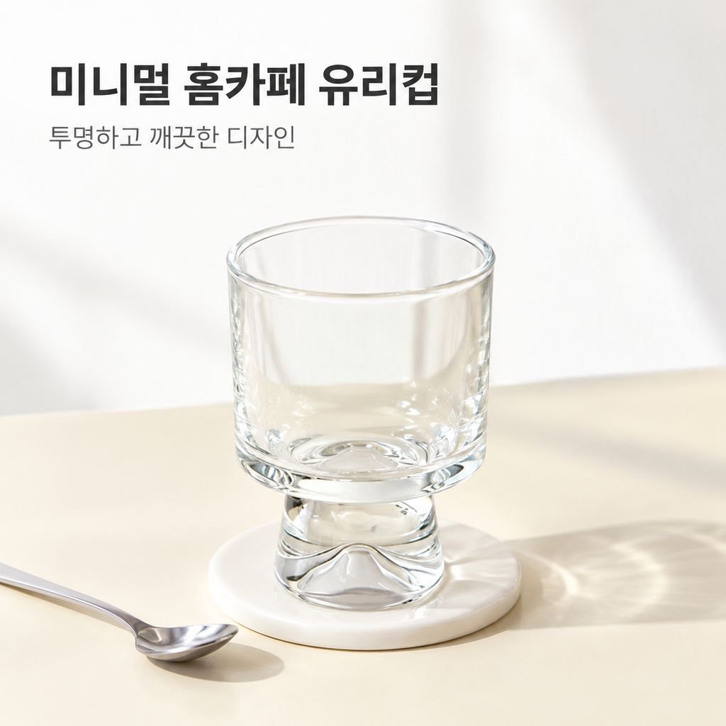 인기 디저트 컵 가정용 내열 유리 머그컵