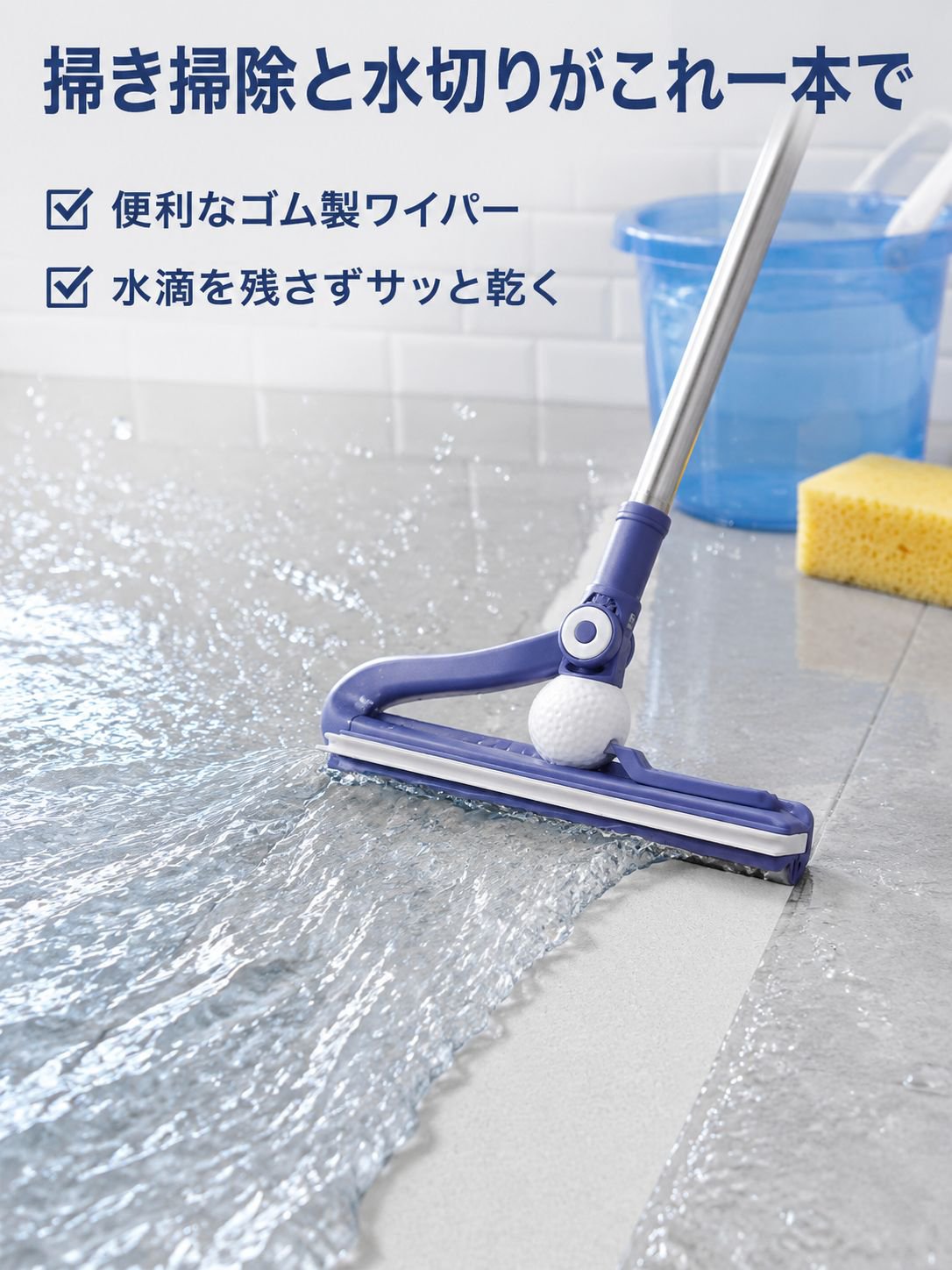 多機能すきま床ブラシ