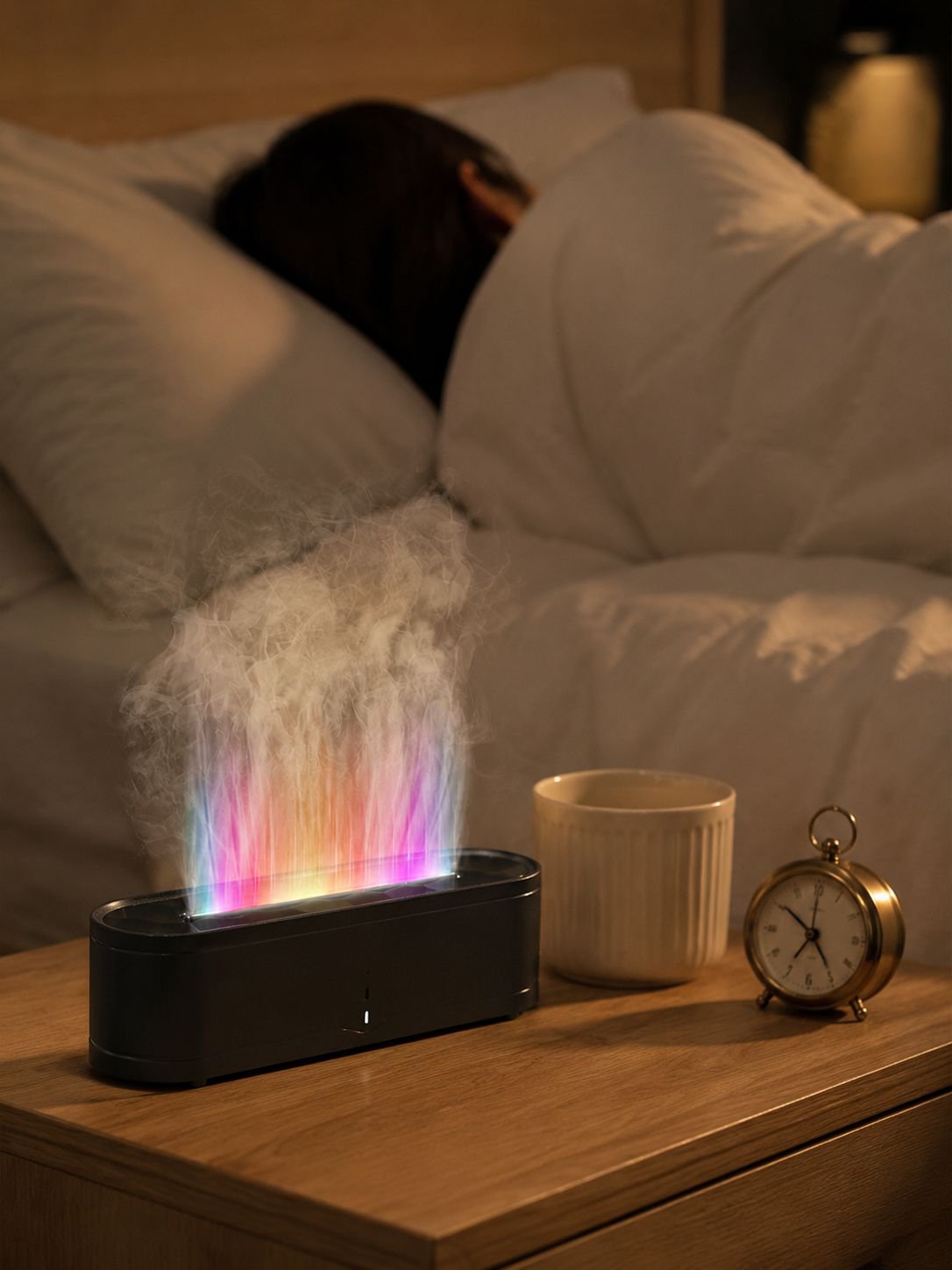 Humidificador decorativo multifuncional para oficina y hogar