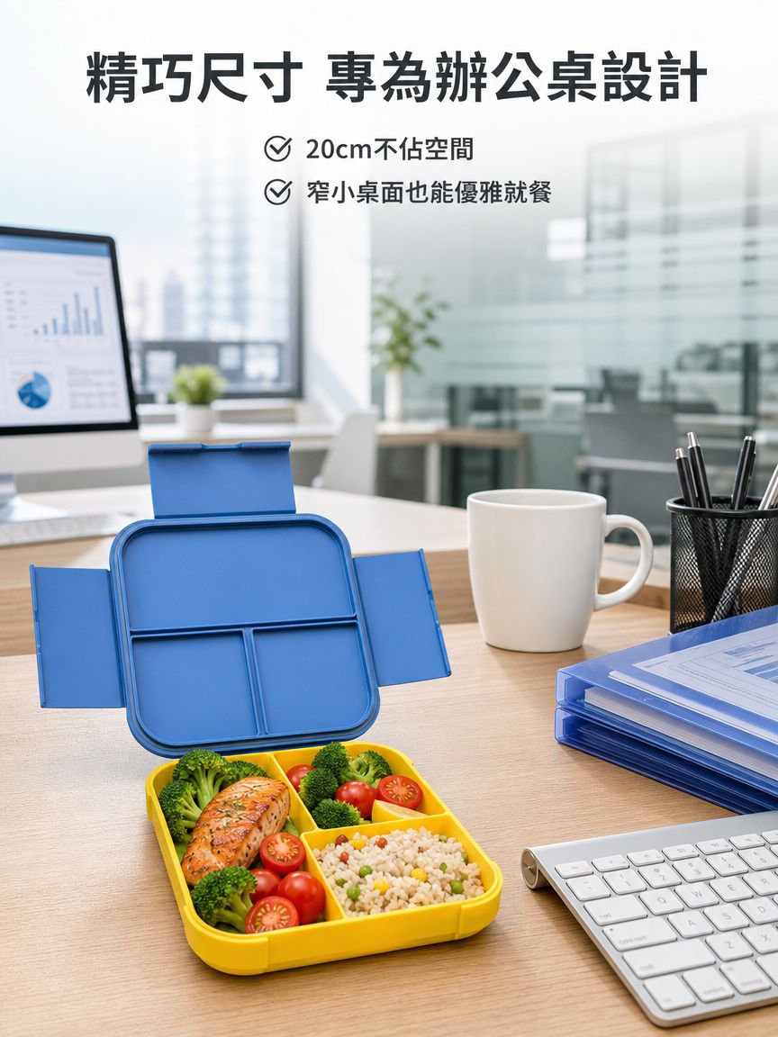便攜式密封飯盒通勤微波爐可用