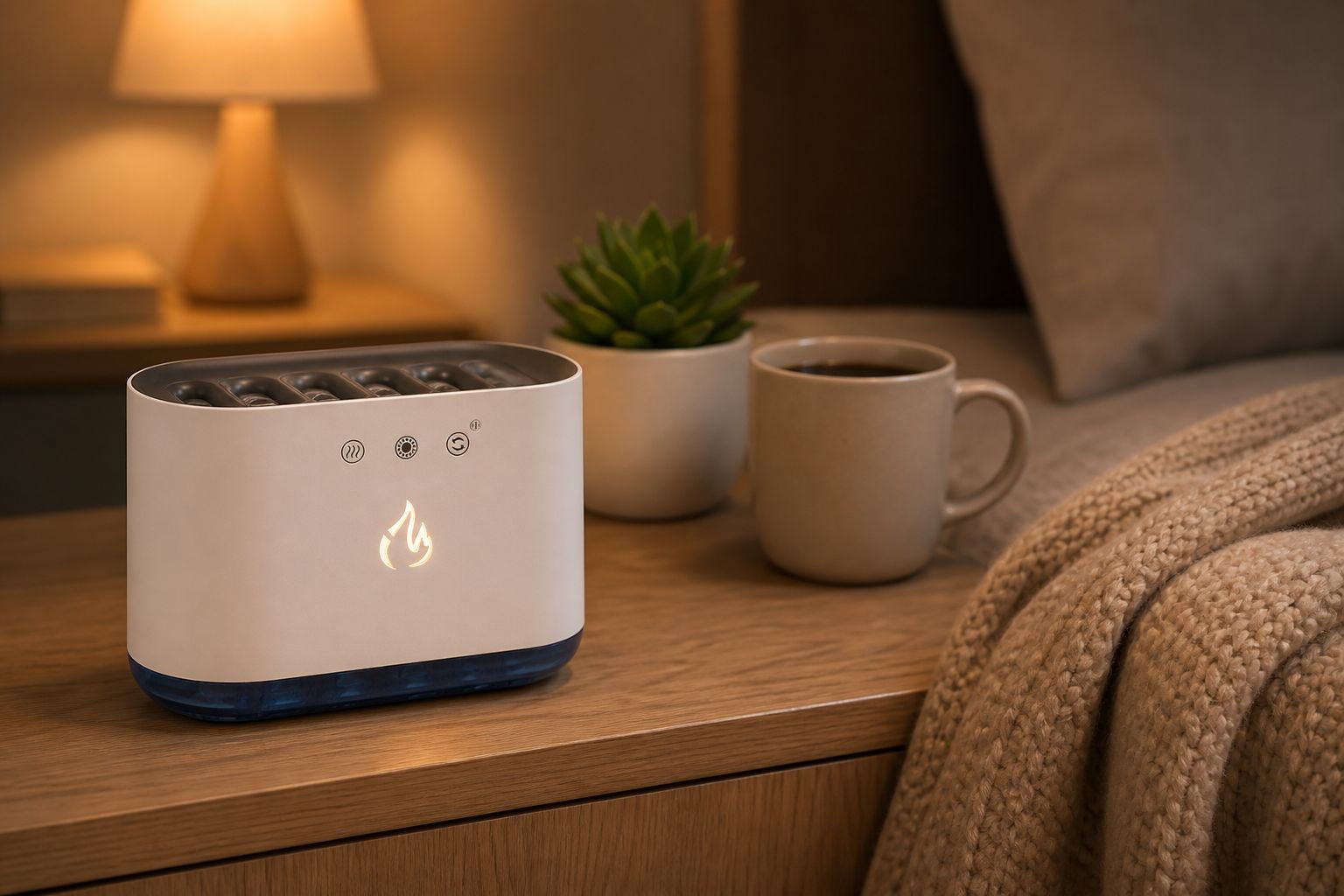 Humidificador portátil con función de captura de sonido y difusor de aroma