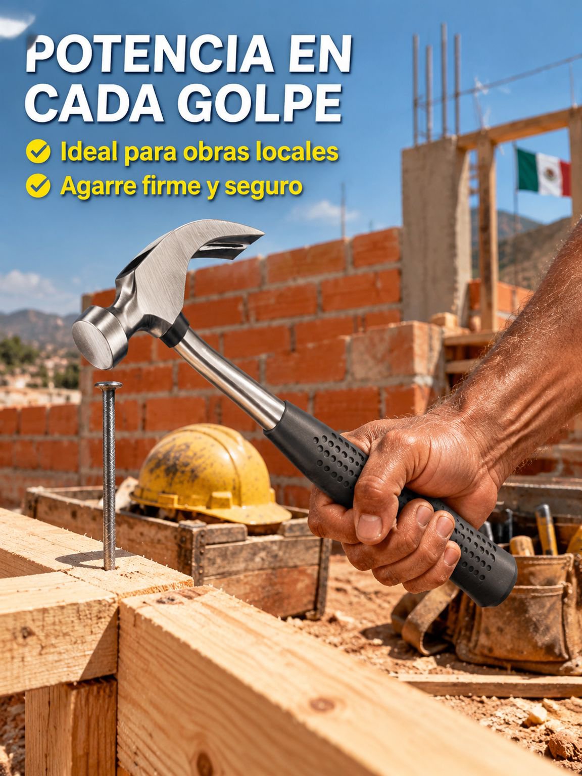 Martillo de garra de acero de alto carbono de grado industrial