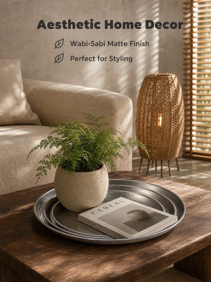 Round Stainless Steel Tray