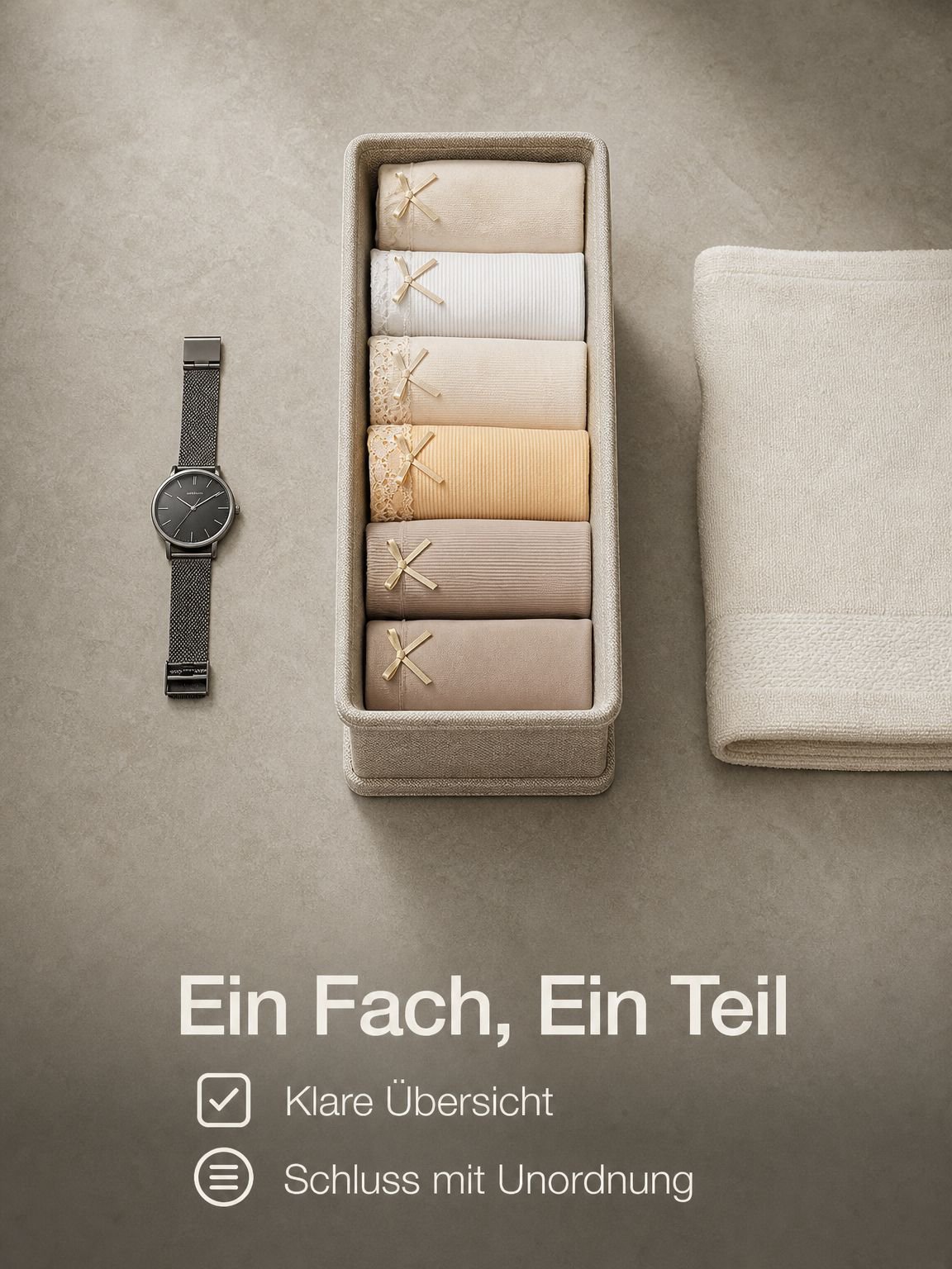 Unterwäsche und Socken Aufbewahrungsbox