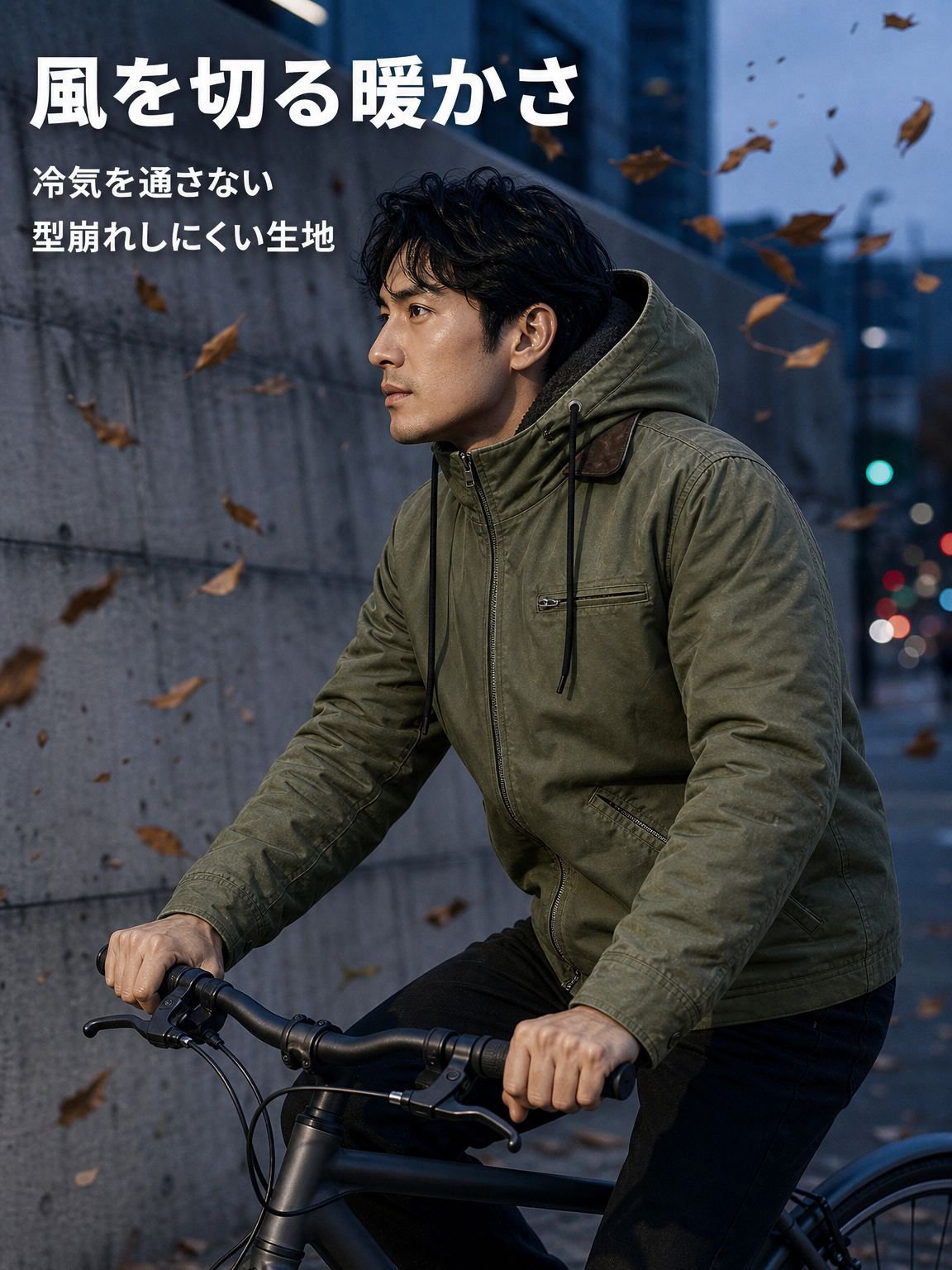 柔らかいフリース素材の裏地アップ