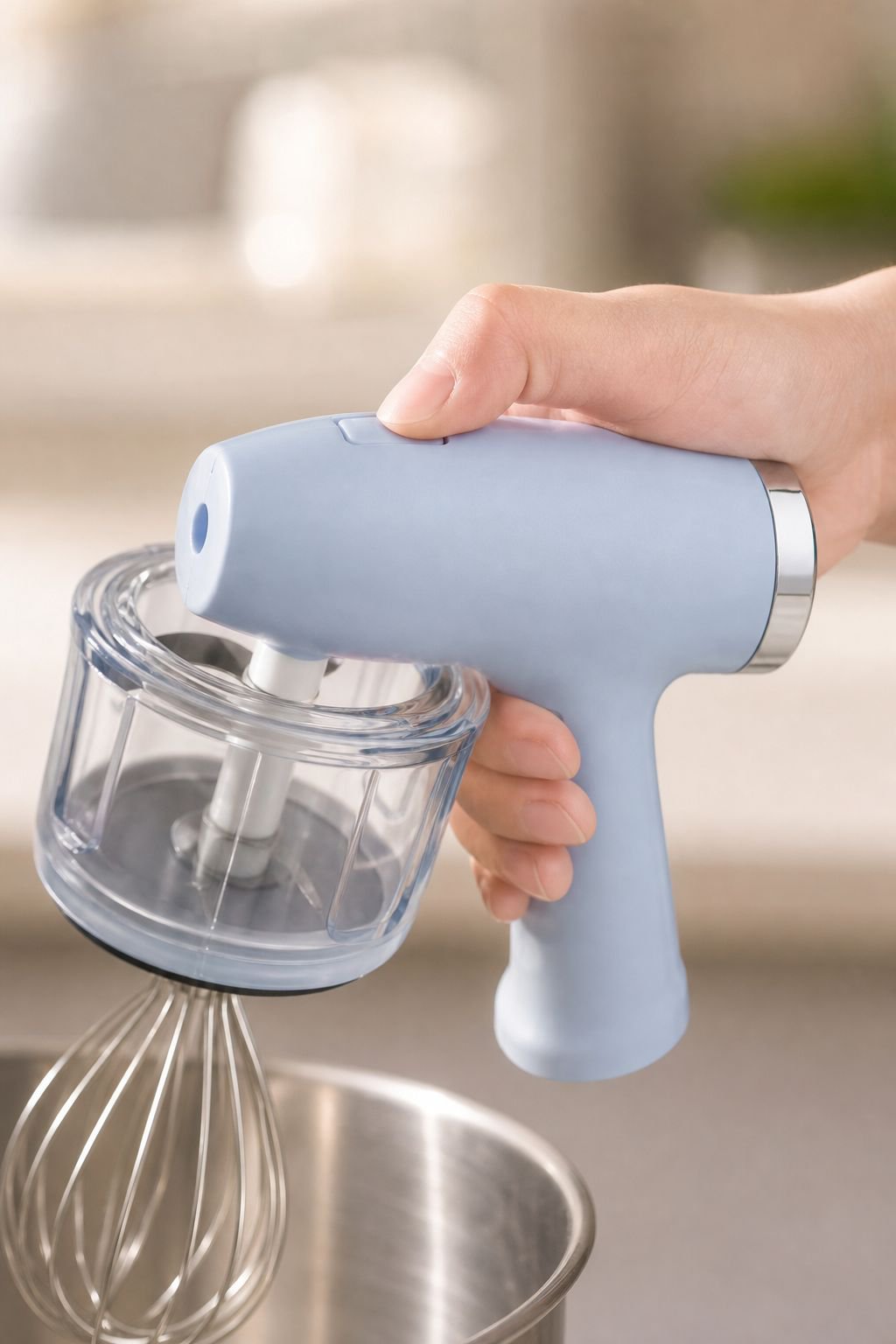 Versatile blender with food processor attachment