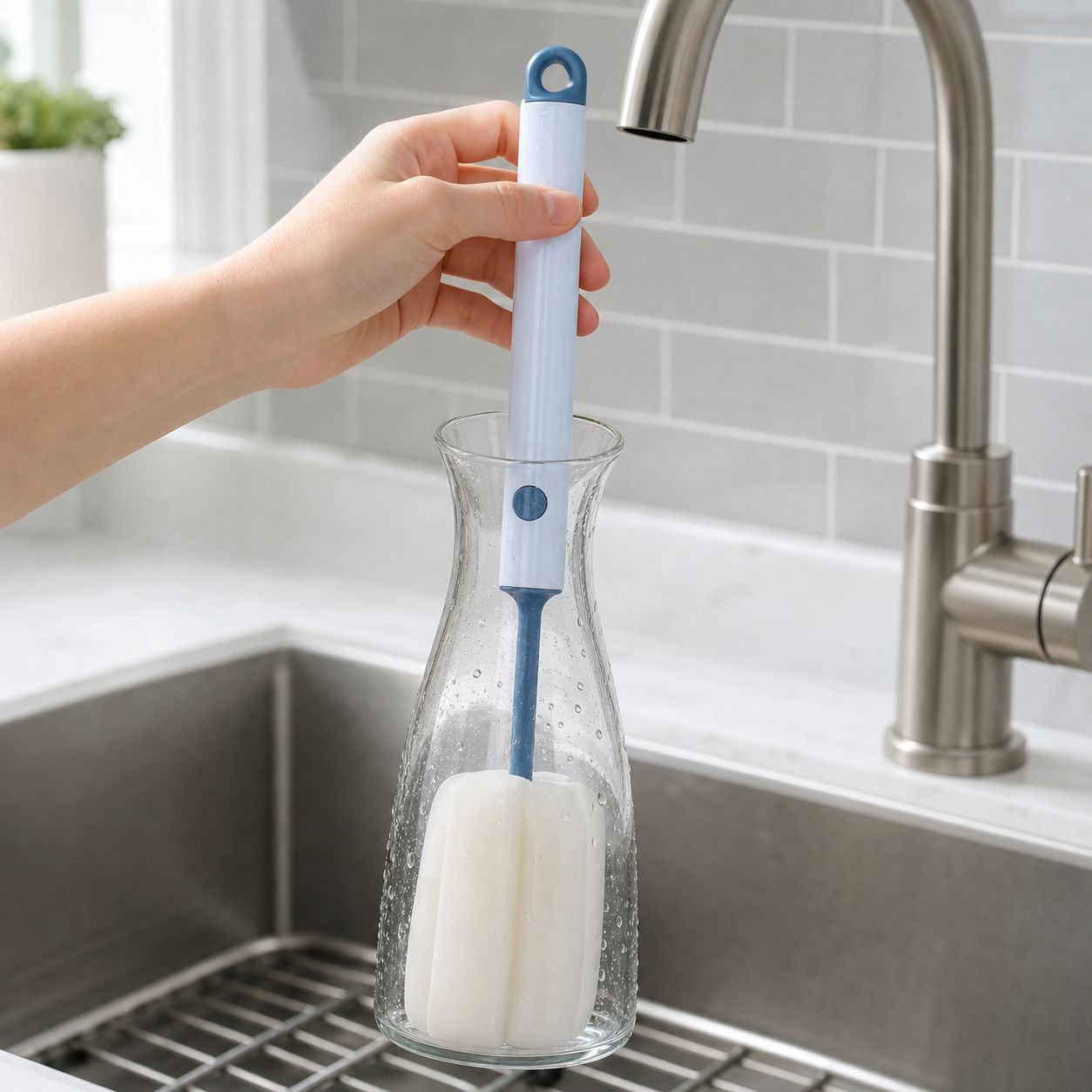 Multipurpose Cup Washing Sponge Brush