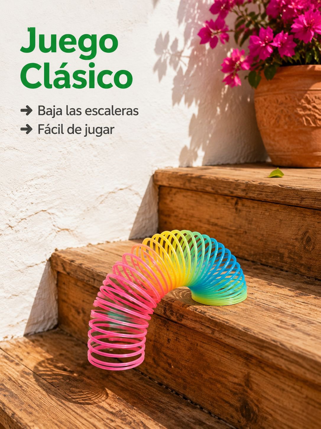 Juguete de anillo arcoíris de primavera