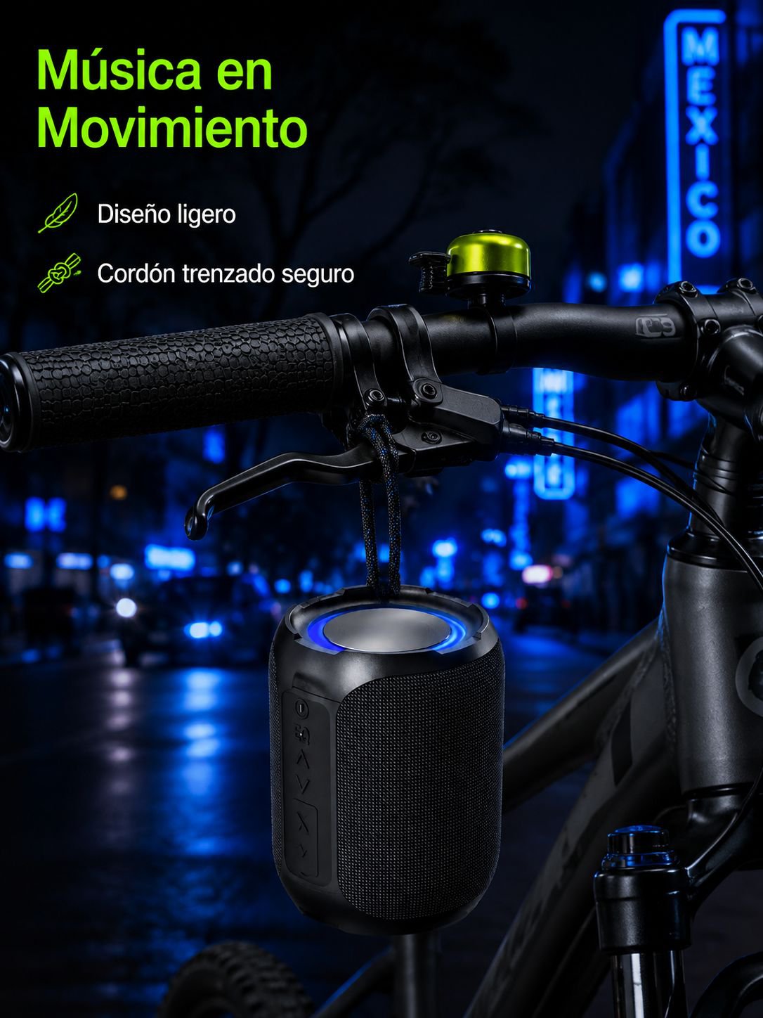 Altavoz Bluetooth portátil de alta calidad e impermeable