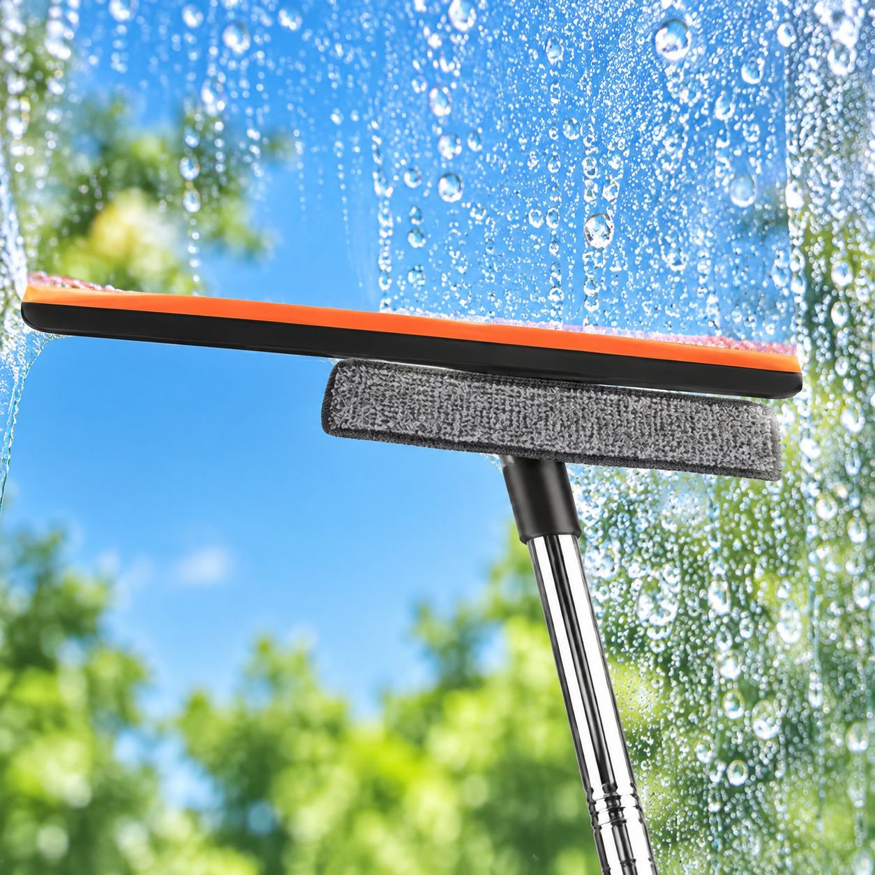 ガラススクリーンや鏡用の3in1多機能クリーニングブラシ