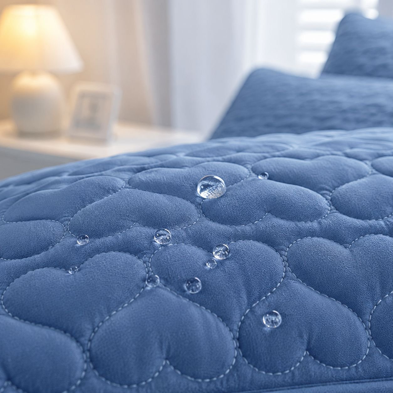 Anti-drool and anti-oil pillowcase, sweat-proof quilted pillowcase