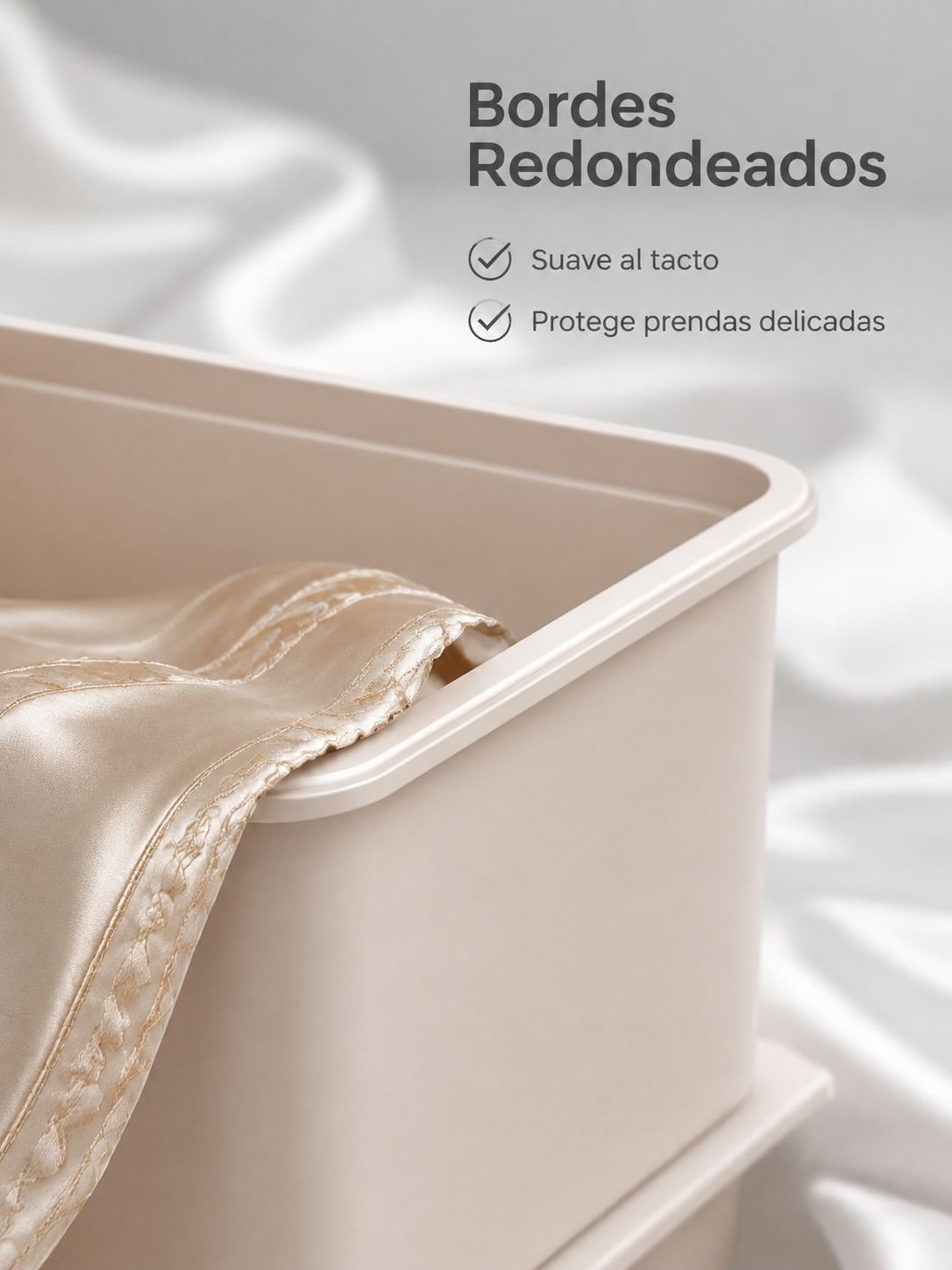 Caja organizadora con divisiones para ropa interior, esencial para el hogar