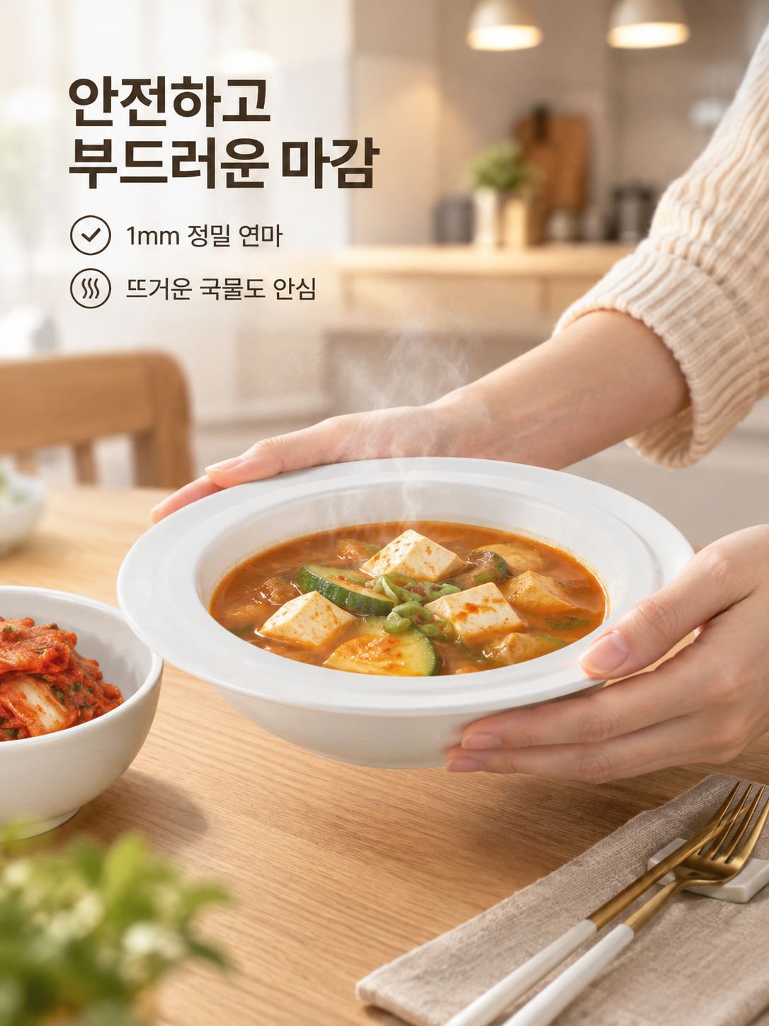 럭셔리 식판 세라믹 식기 세트