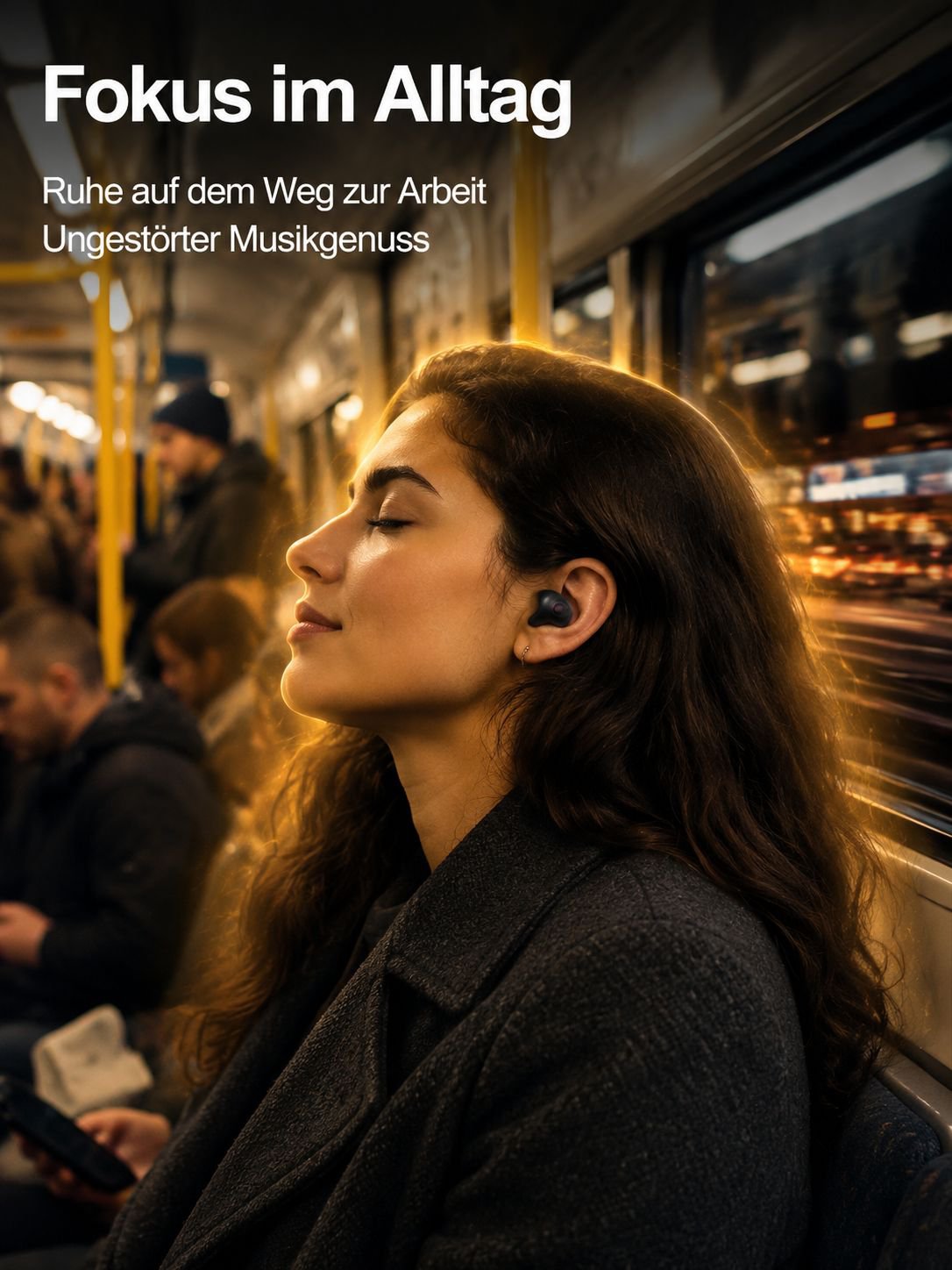 Moderne kabellose Kopfhörer mit Bluetooth 5.3 Technologie