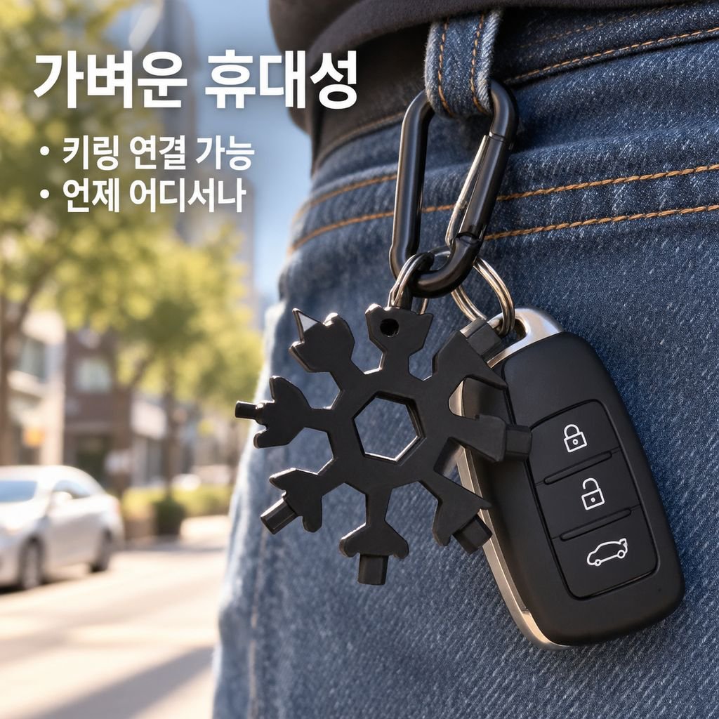 다기능 스노우플레이크 렌치