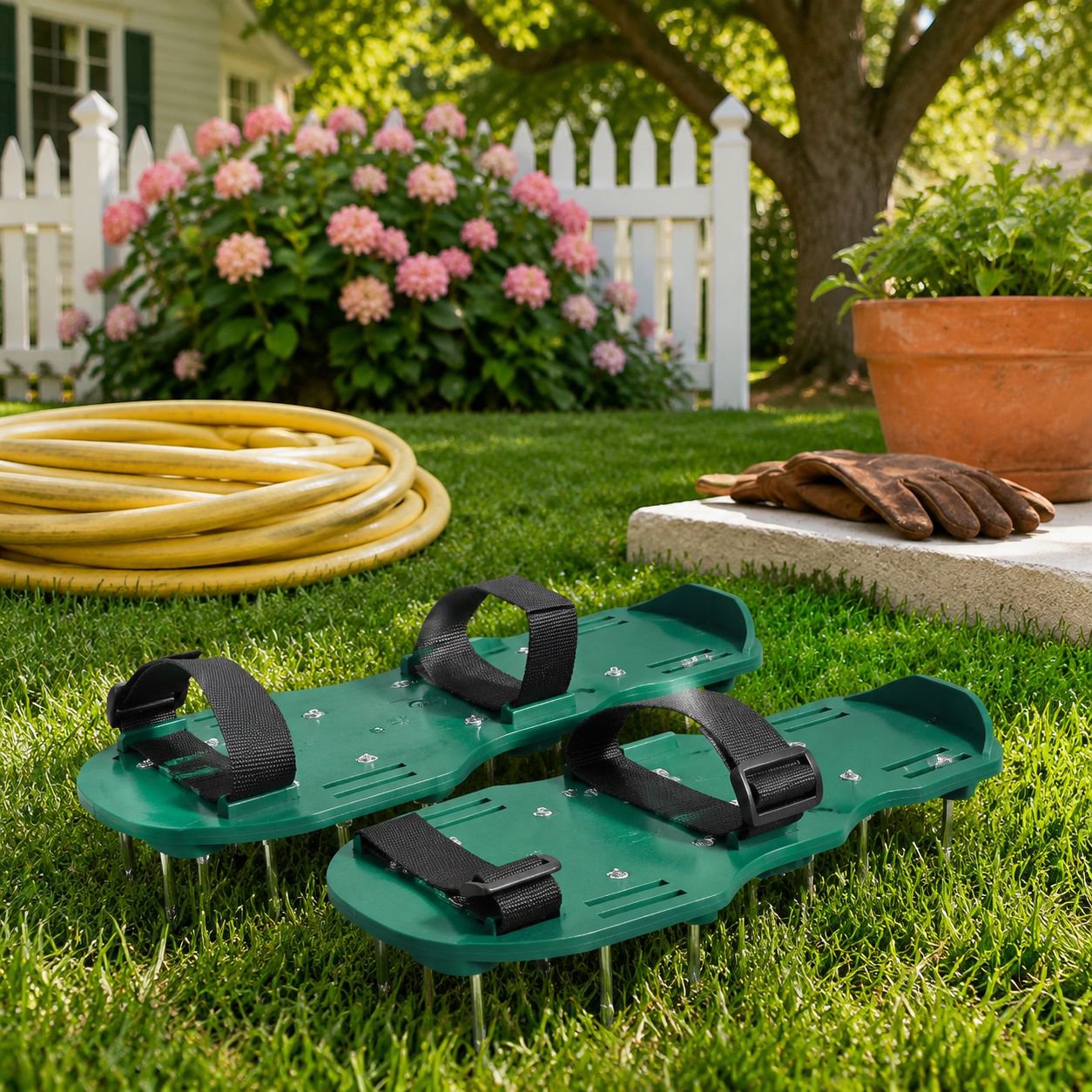 Garden soil loosening shoes