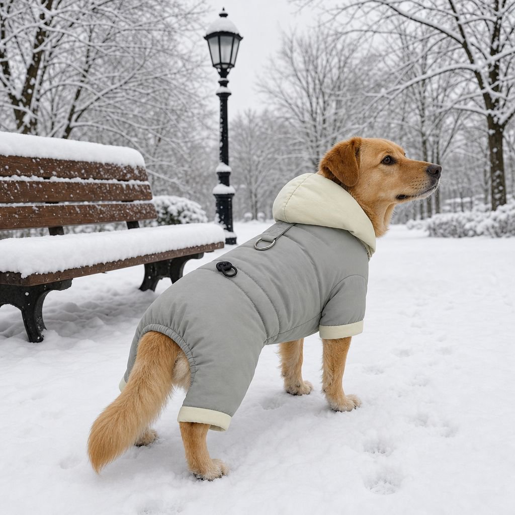 Winter thick down jacket for dogs