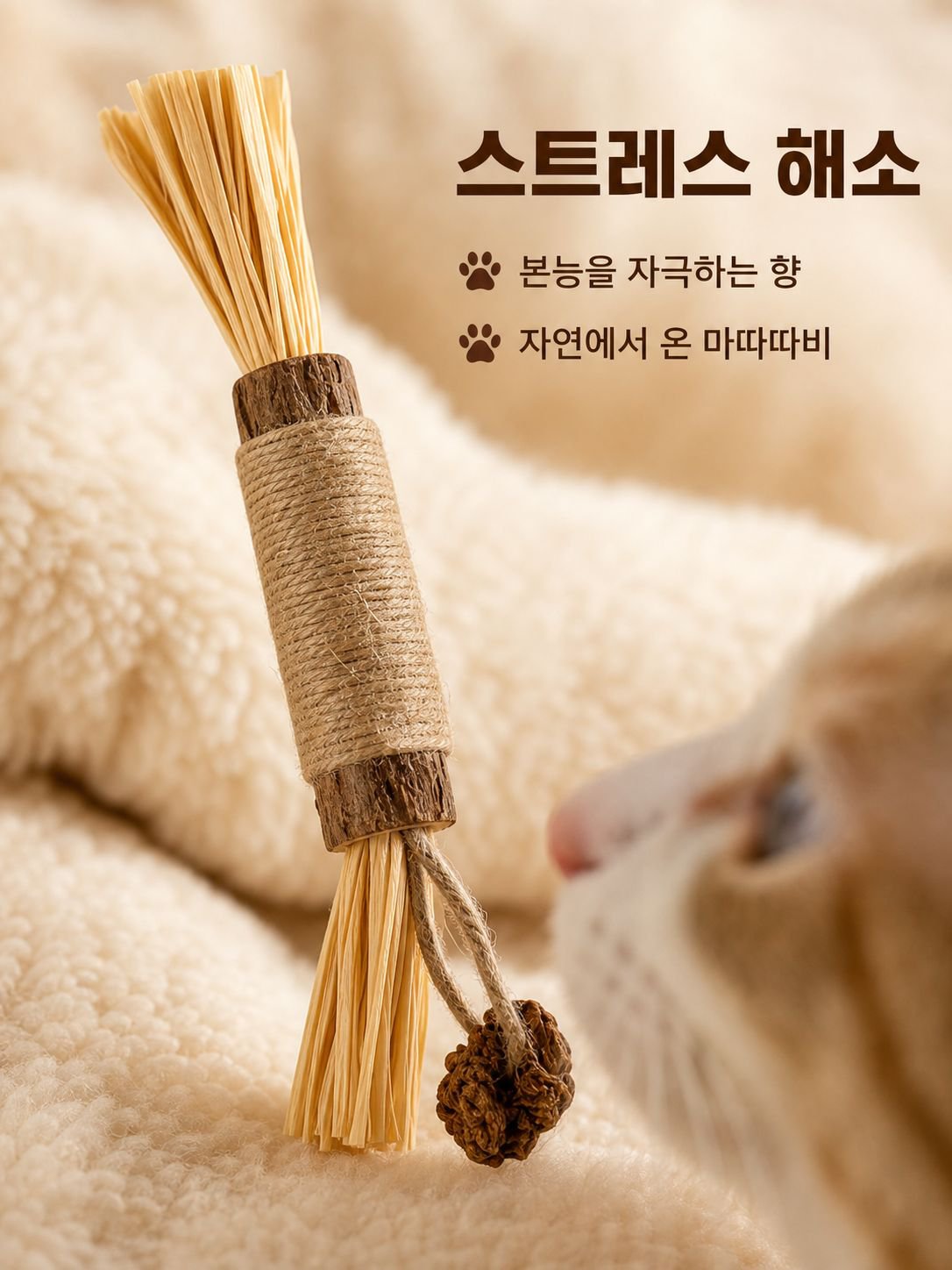 쑥 이갈이 반려동물 간식 스틱